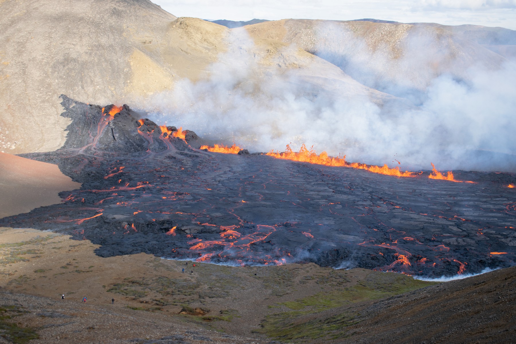 lava, vulkan, islandija