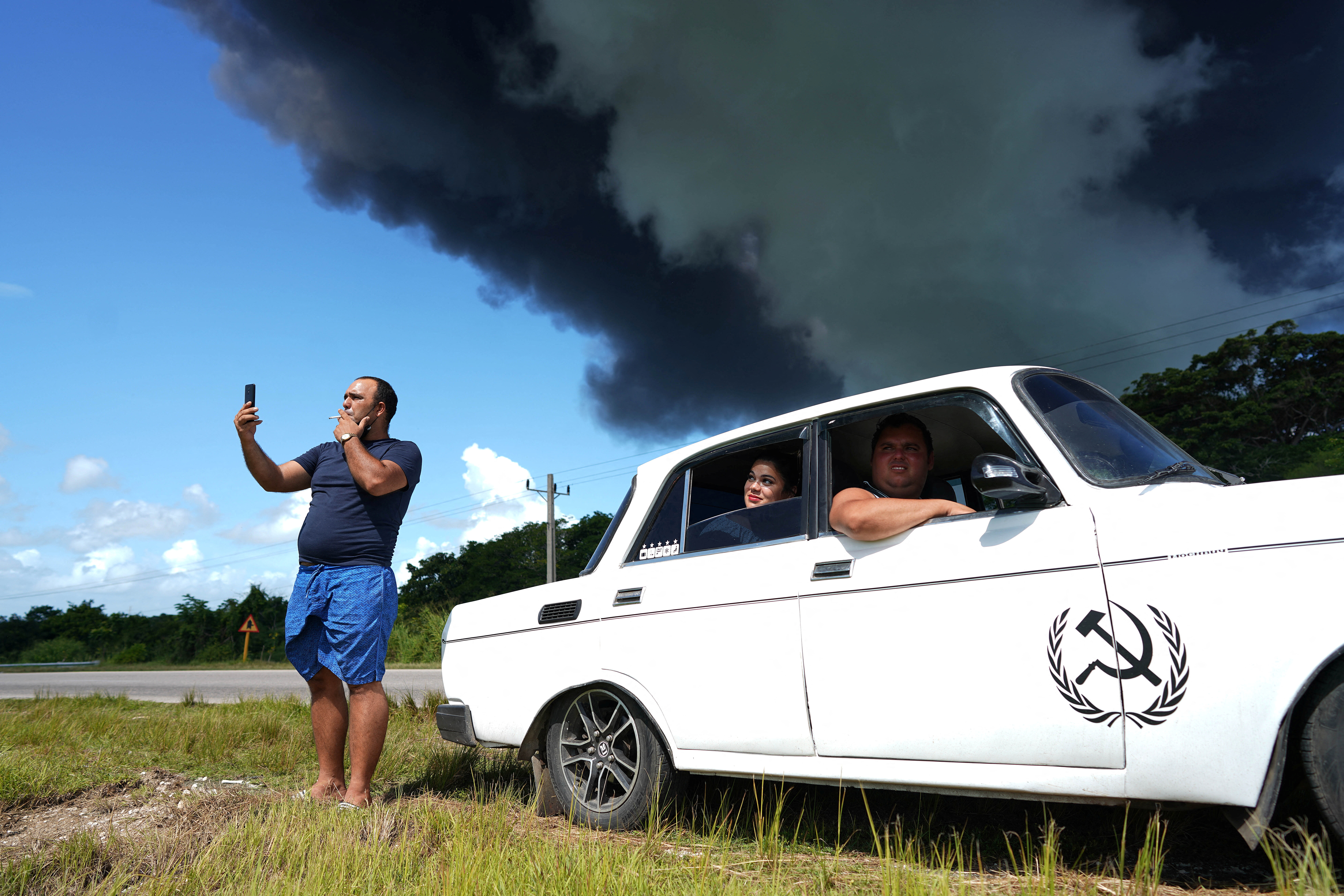 kuba, skladišče, požar