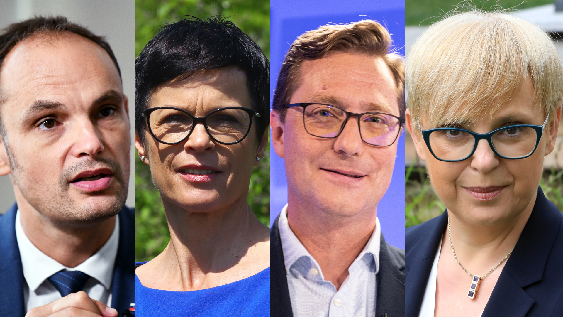 Nataša Pirc Musar, Anže Logar, Marta Kos, Vladimir Prebilič