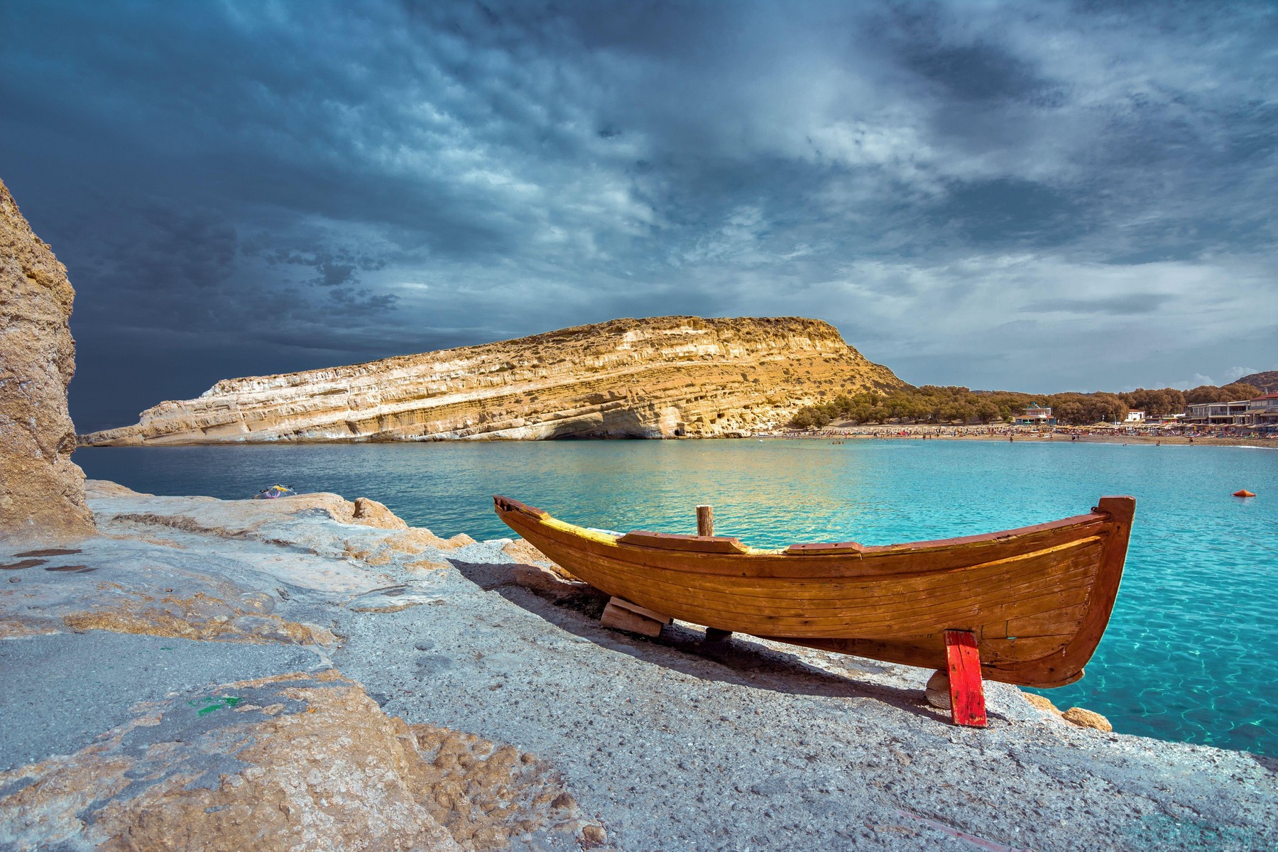 Matala, Grčija, Kreta, morje, plaža