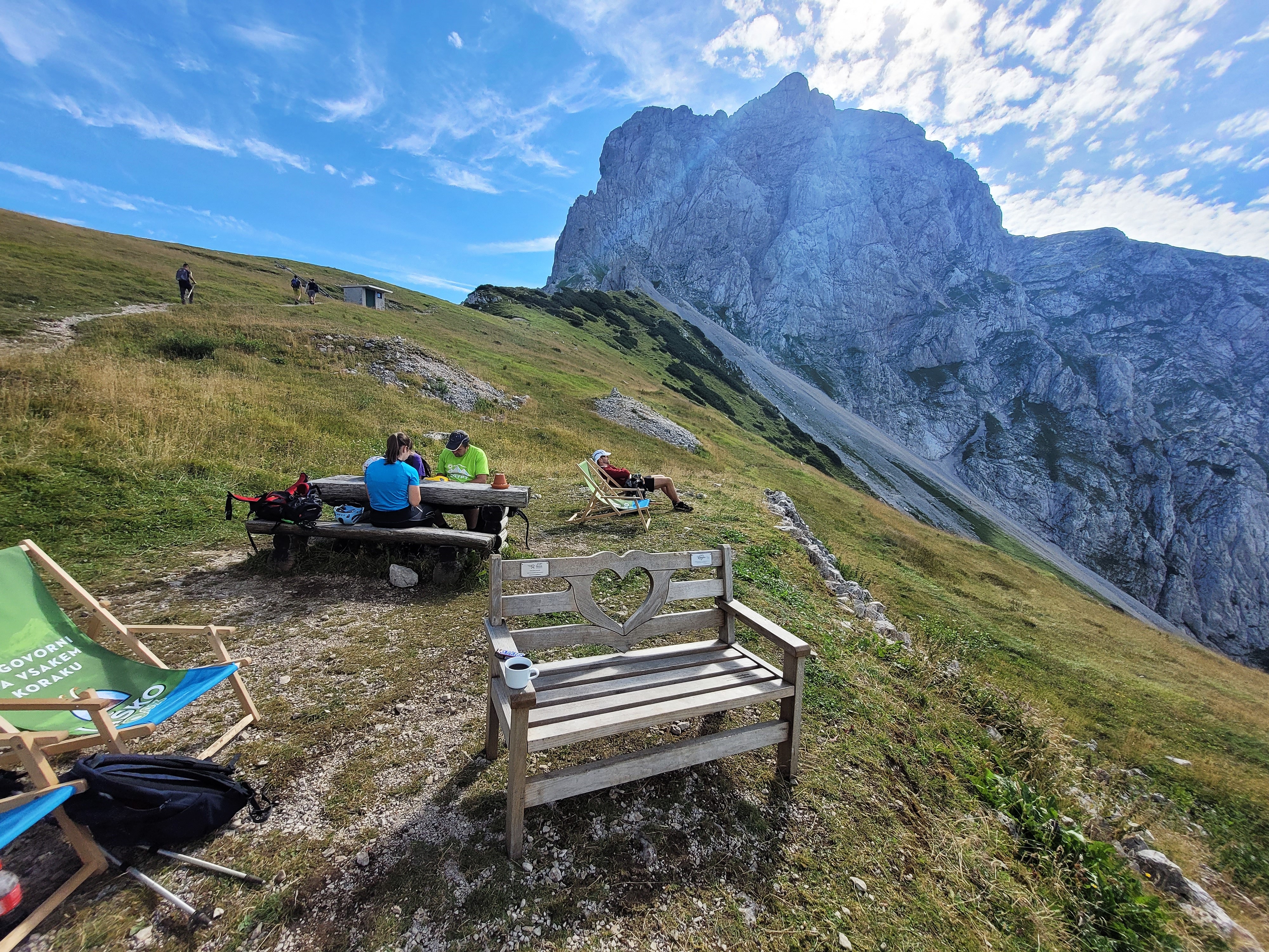 Kamniška koča, Kamniško sedlo