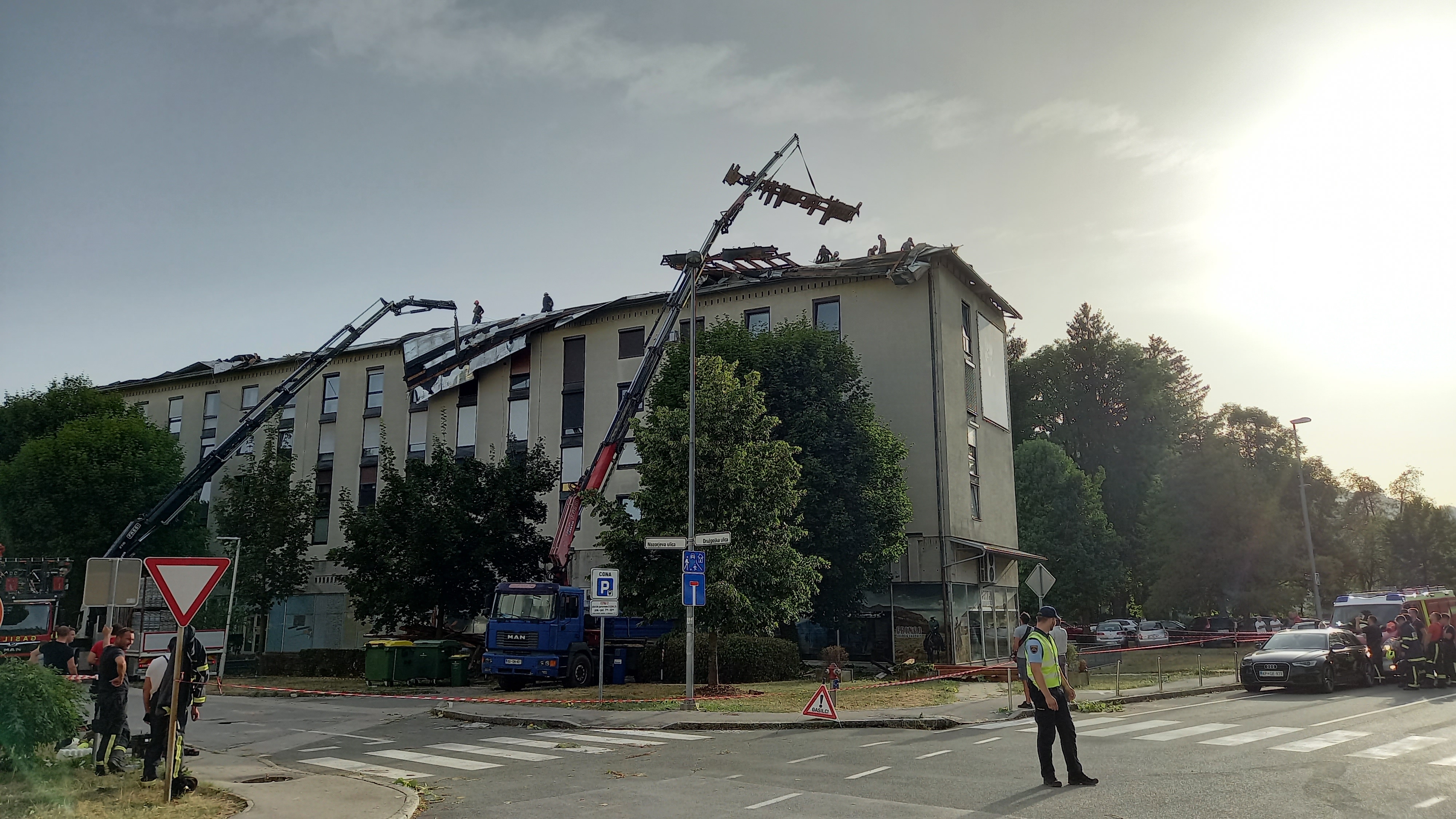 neurje, veter, Kranj