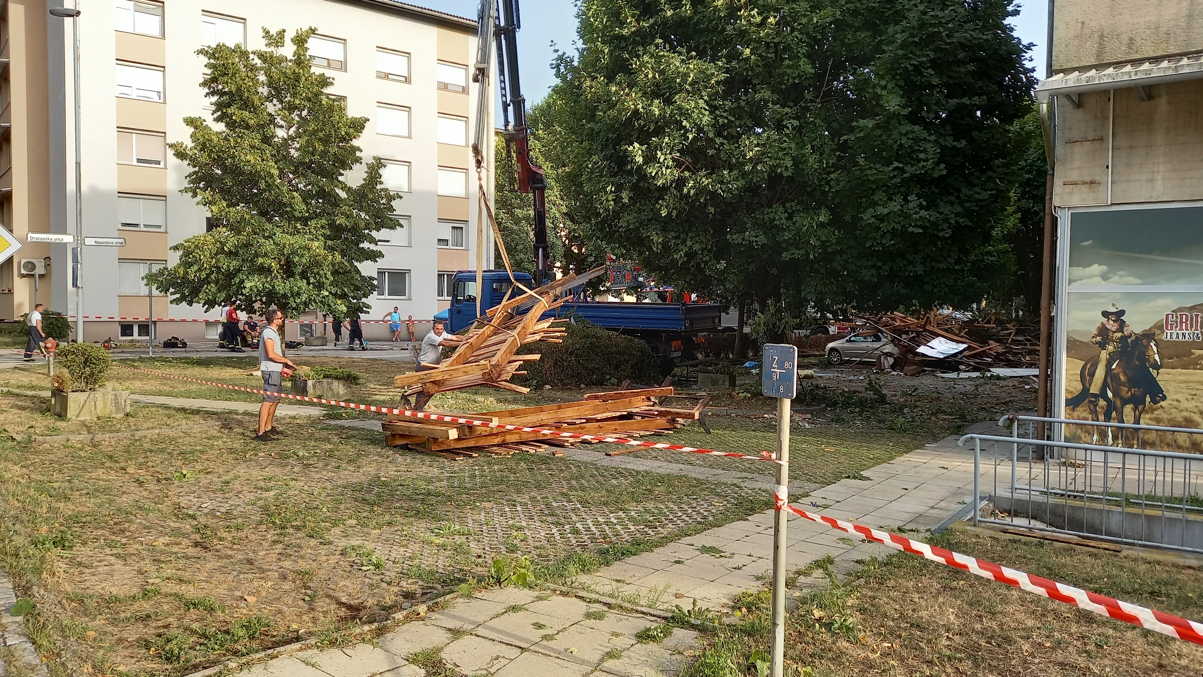 neurje, veter, Kranj