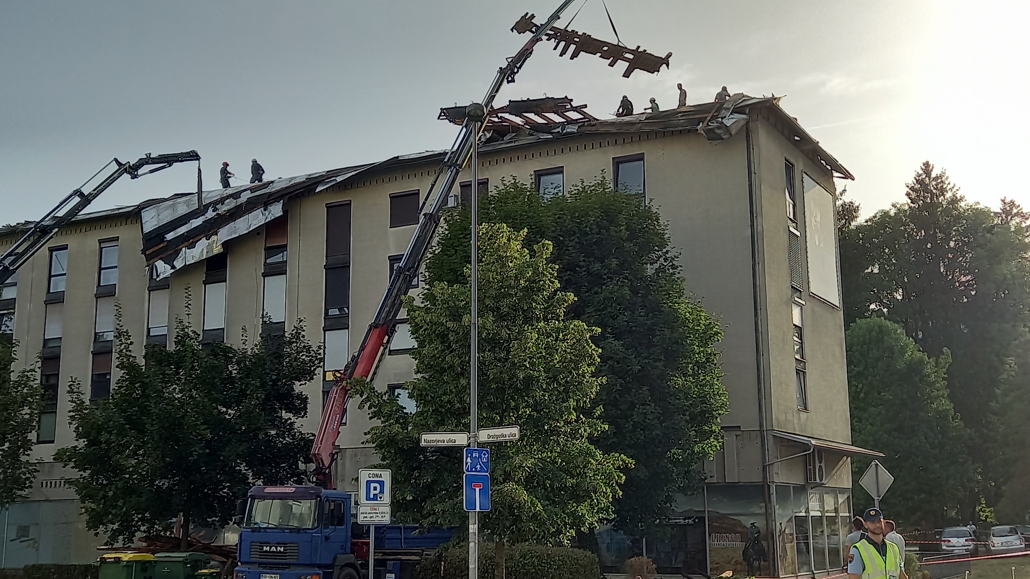 neurje, veter, Kranj