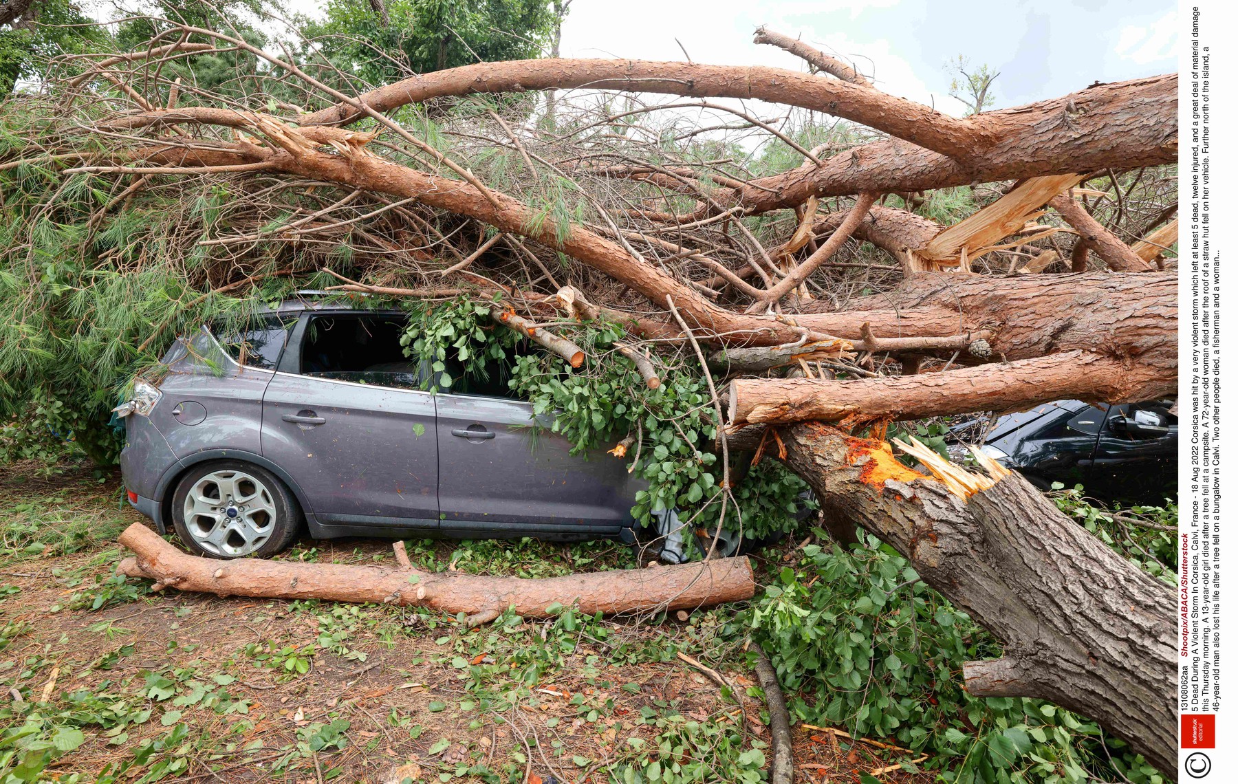 Korzika, veter, neurje