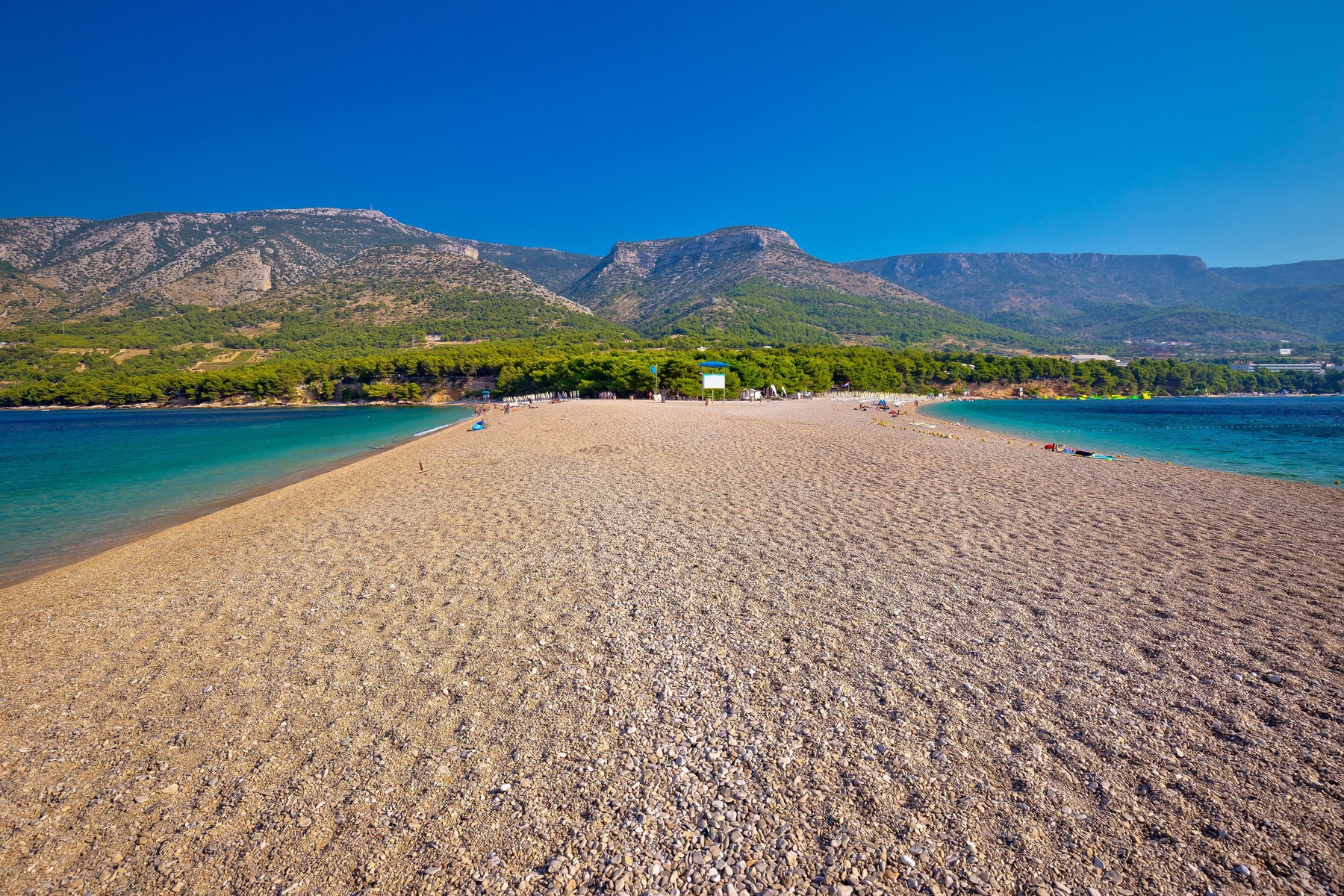 plaža, zlatni rat, brač
