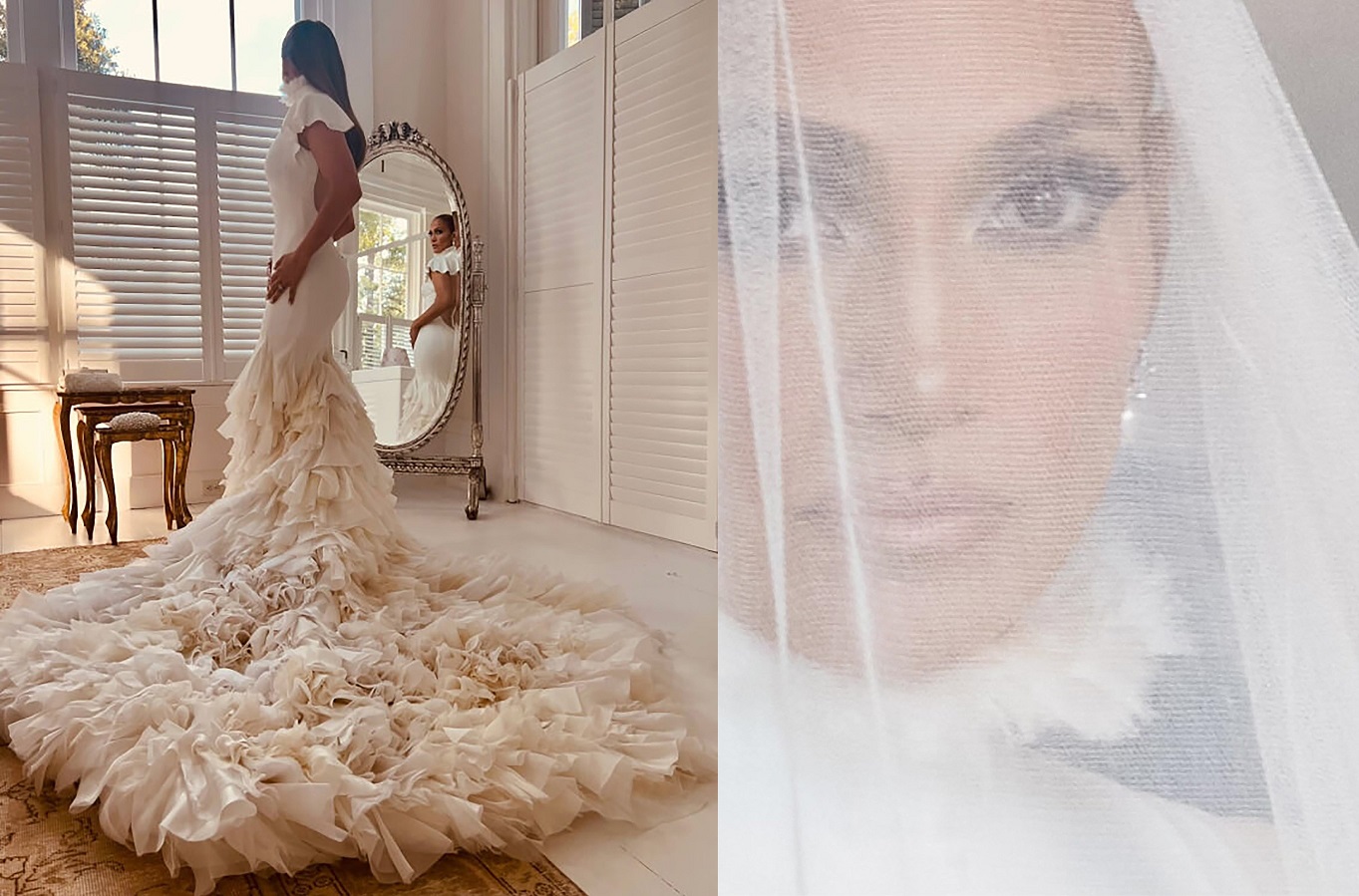 Jennifer Lopez, poročna obleka