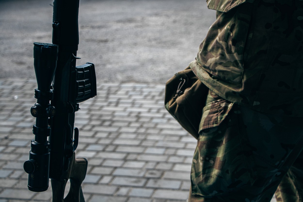 Military Hospital Pokrovske, Ukraine - 14 May 2022