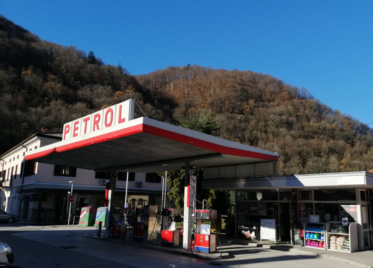petrol, most na soči, bencinski servis