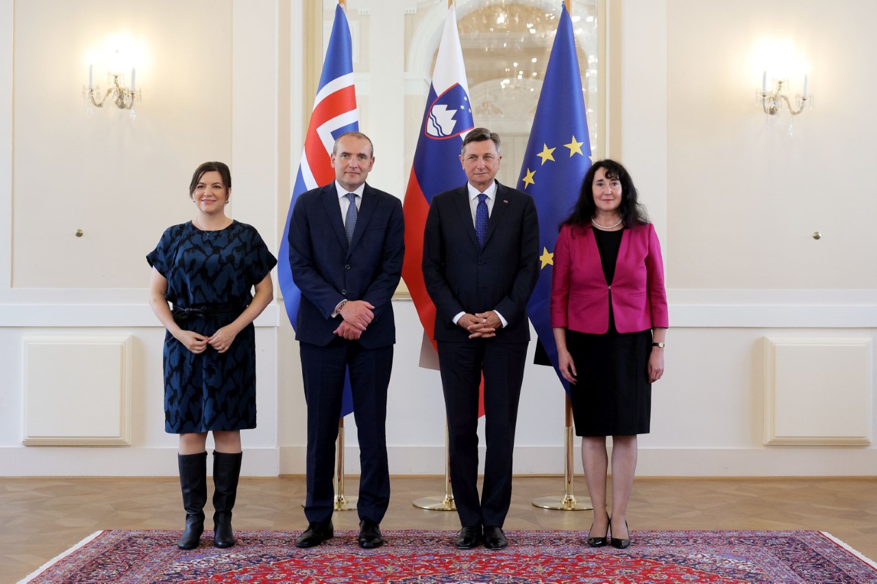 Borut Pahor, Gudni Thorlacius Johannesson