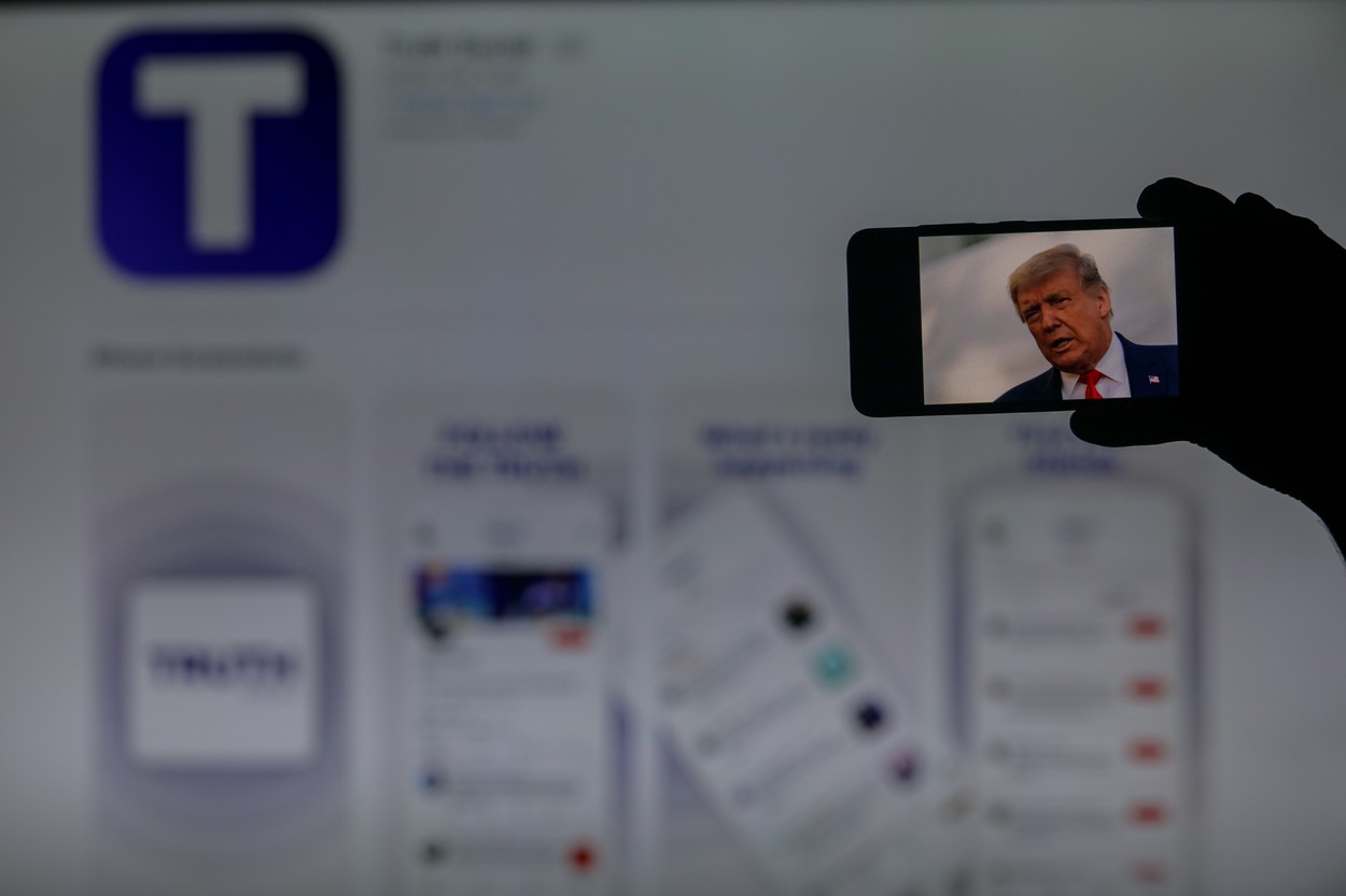 truth social, platforma, družbeno omrežje