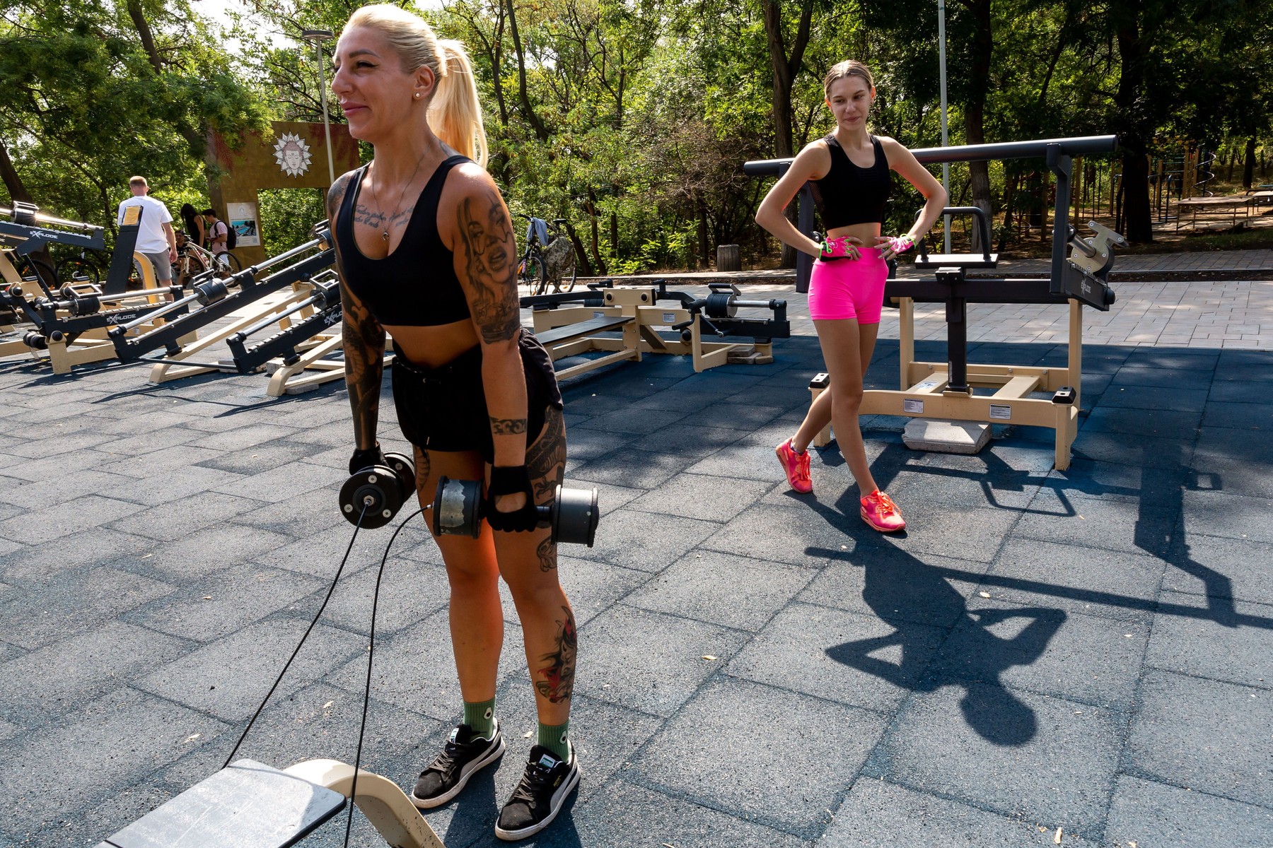 telovadba, ženska, vaje