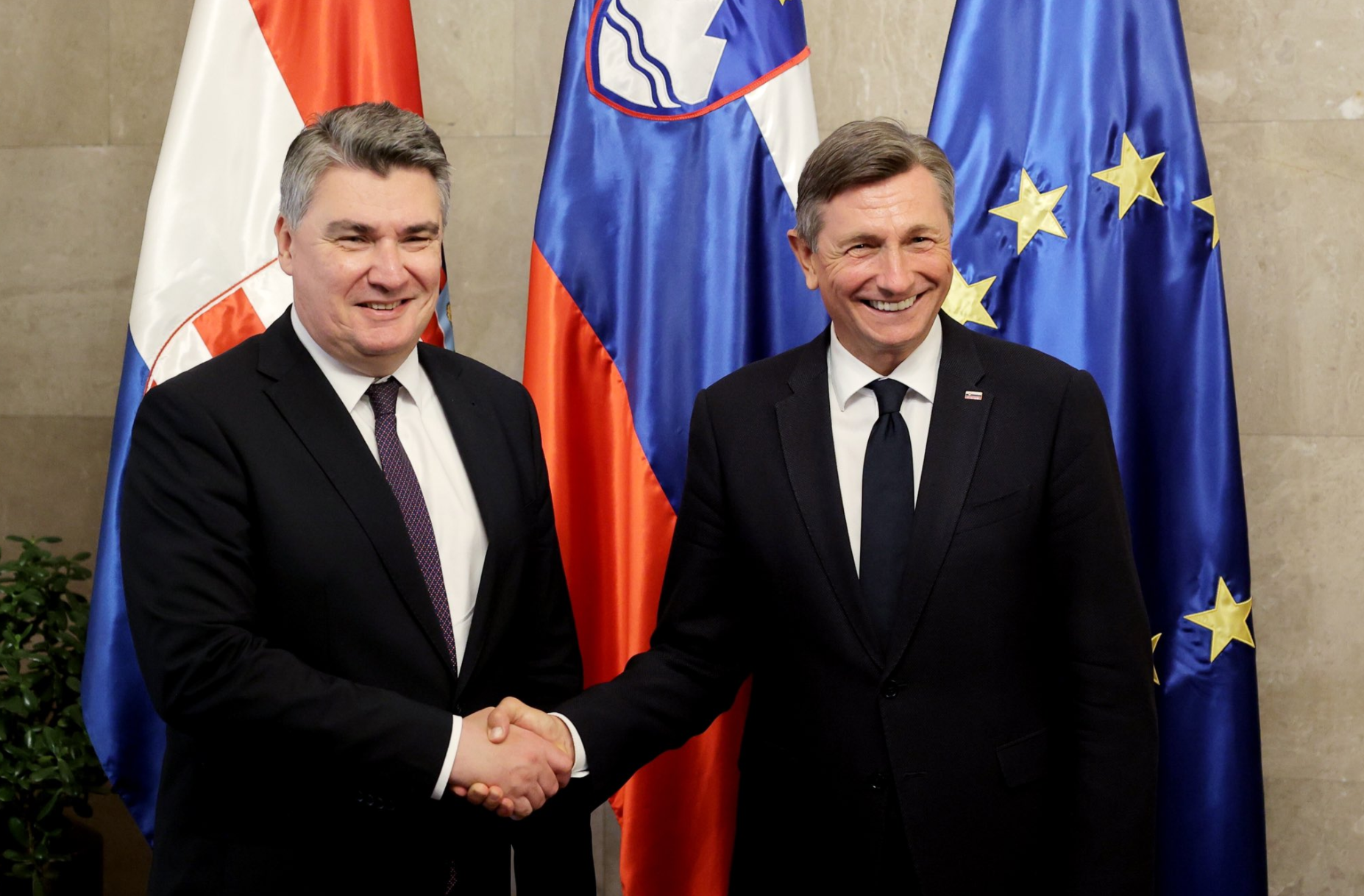 Borut Pahor, Zoran Milanović