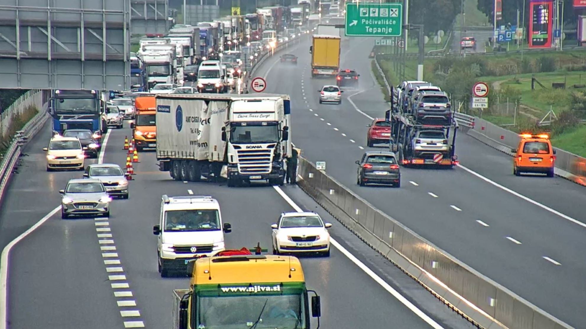 nesreča na štajerski avtocesti