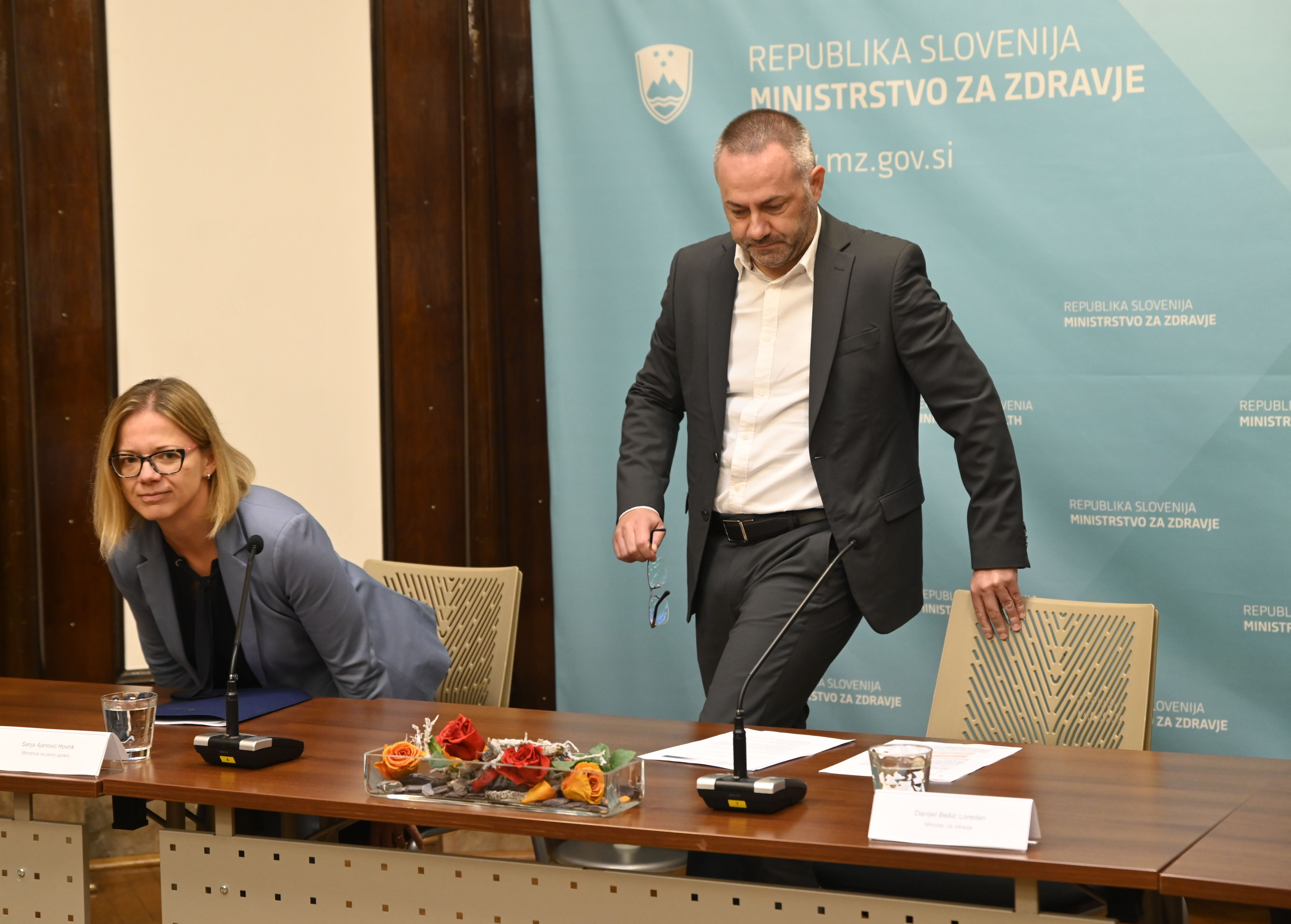 Bešič Loredan Hovnik novinarska konferenca