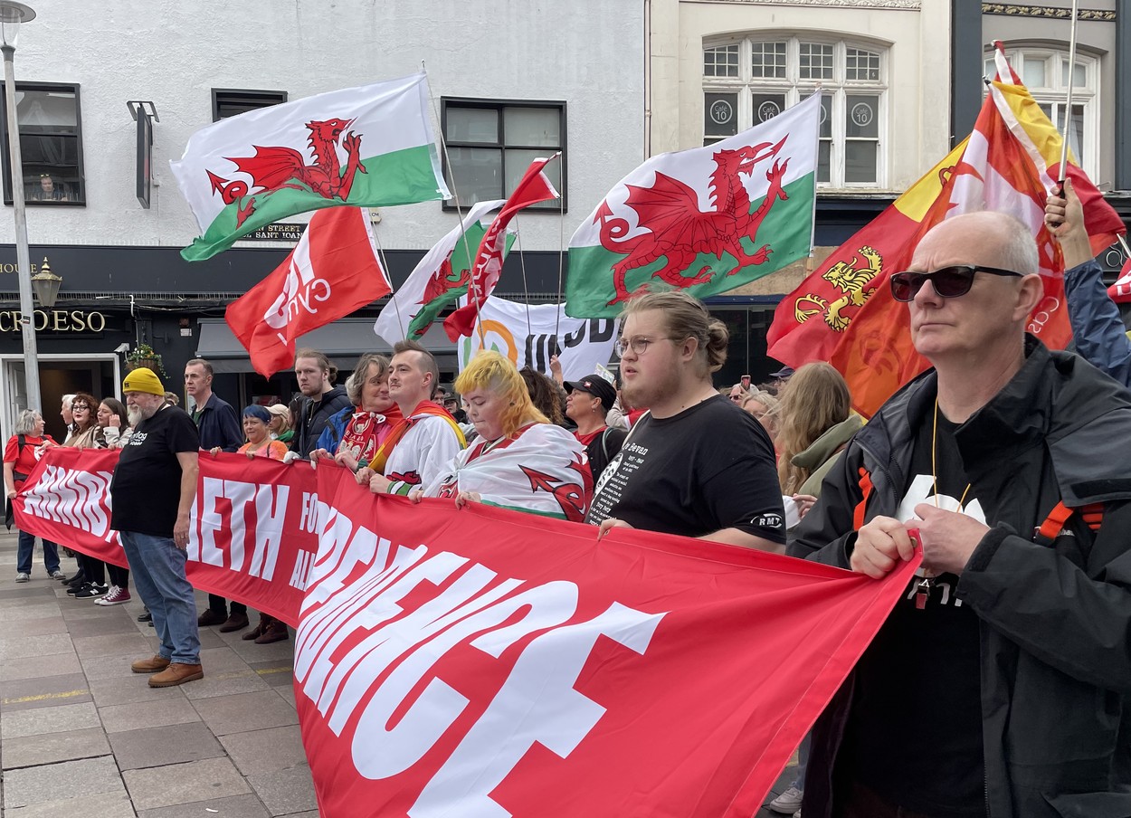Welsh independence march