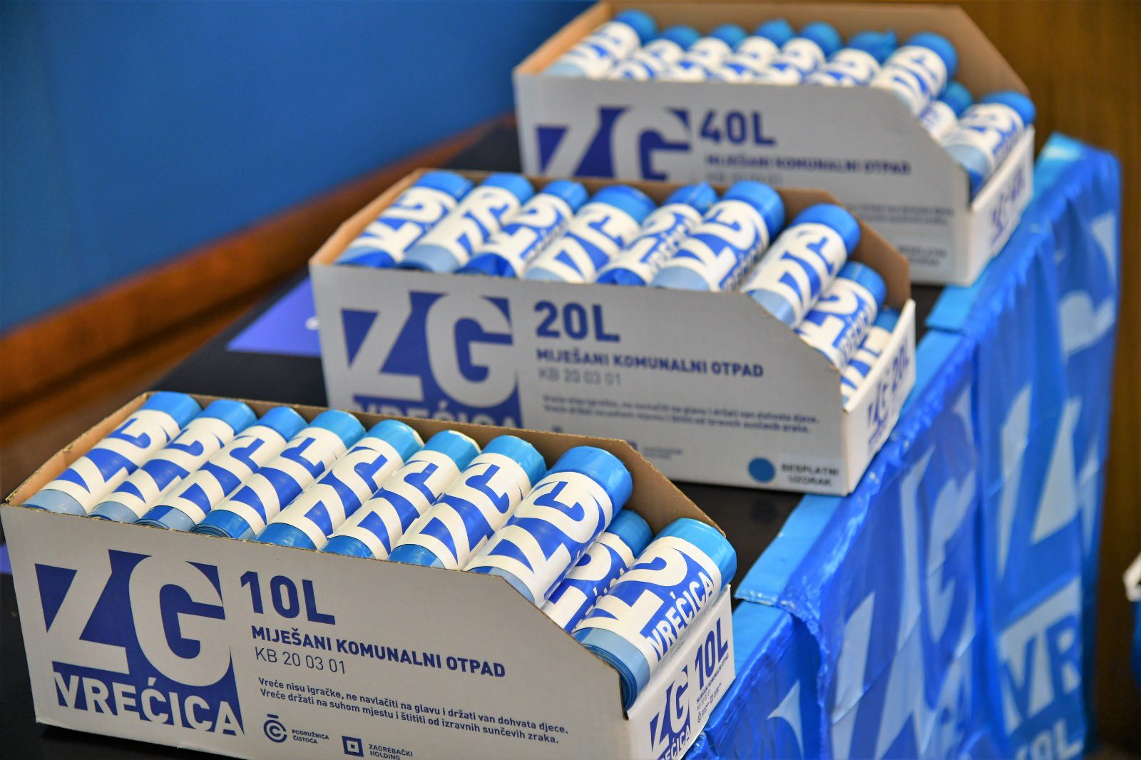 vrečke za smeti, Zagreb