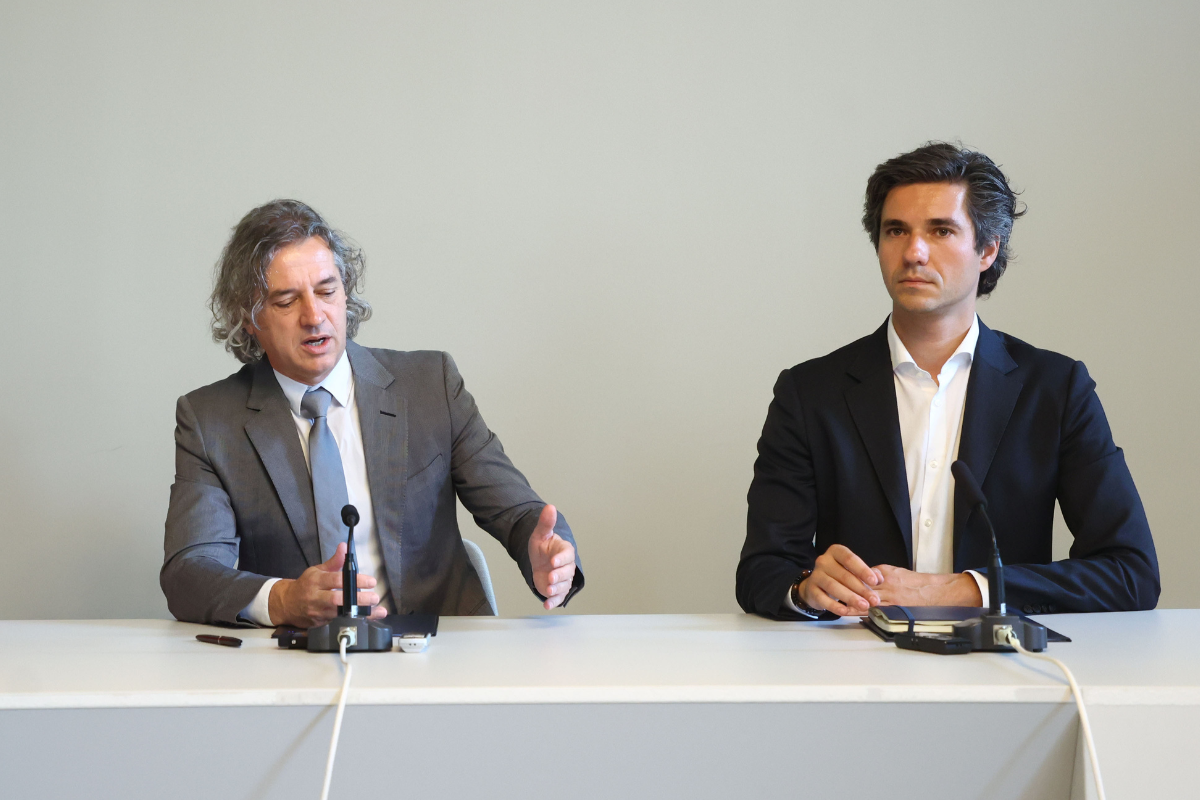 Robert Golob in Luka Mesec