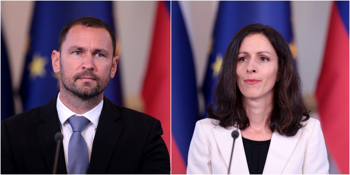 Primož Dolenc in Neža Kogovšek Šalamon