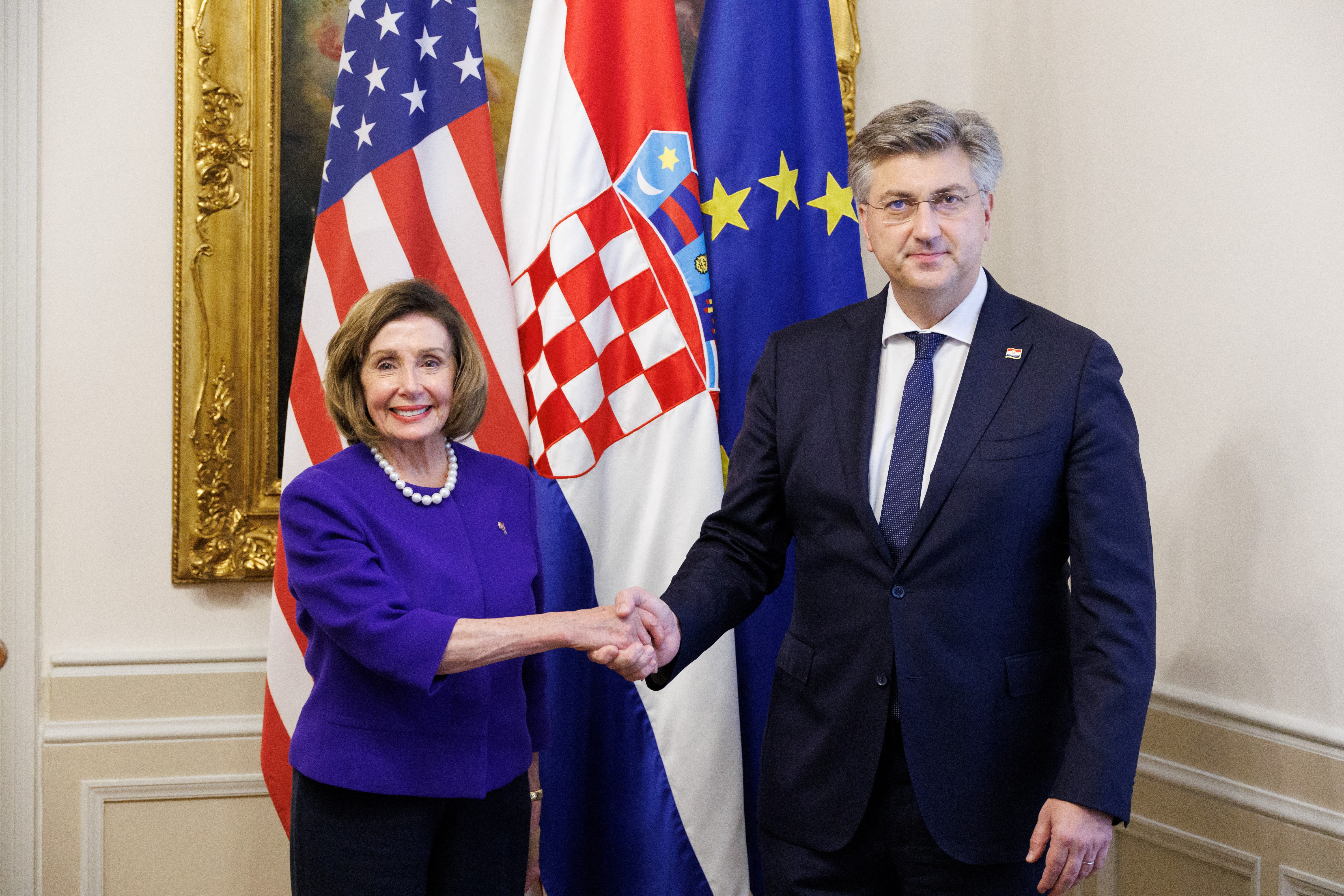 Andrej Plenković, nancy Pelosi