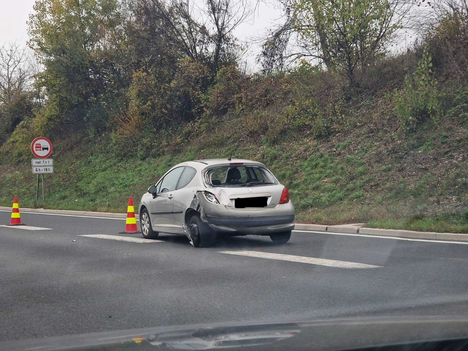 nesreča pri Šentjakobu, prometna nesreča