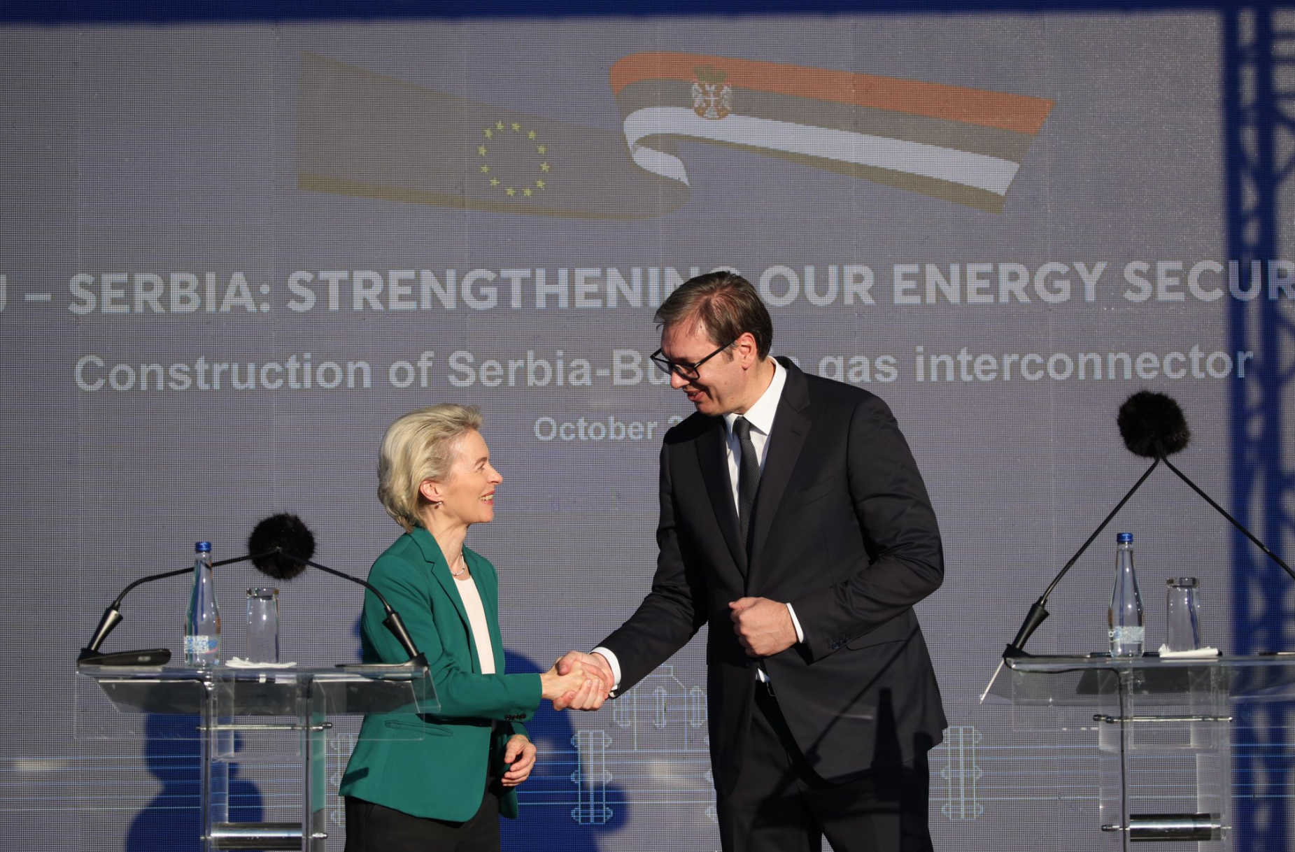 Ursula von der Leyen, Aleksandar Vučić