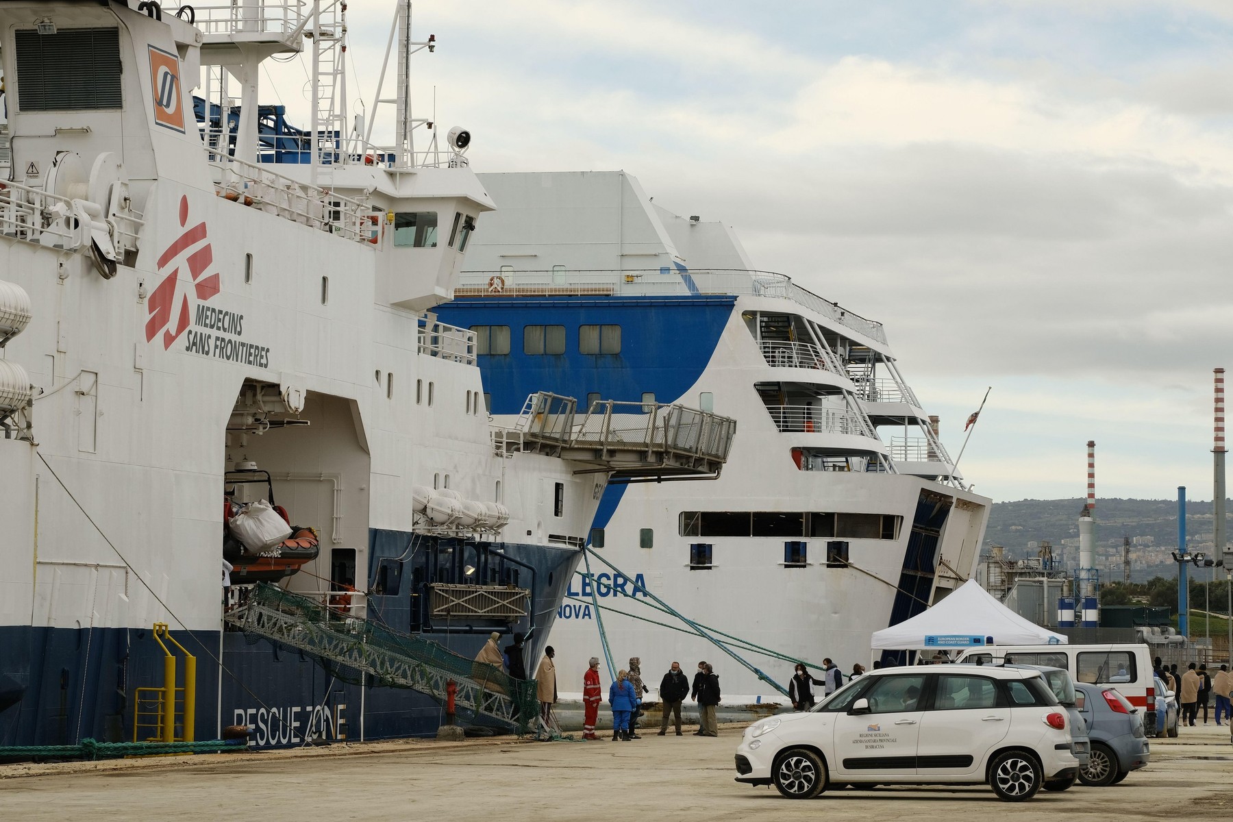 GeoBarents, ladja, zdravniki brez meja, migranti