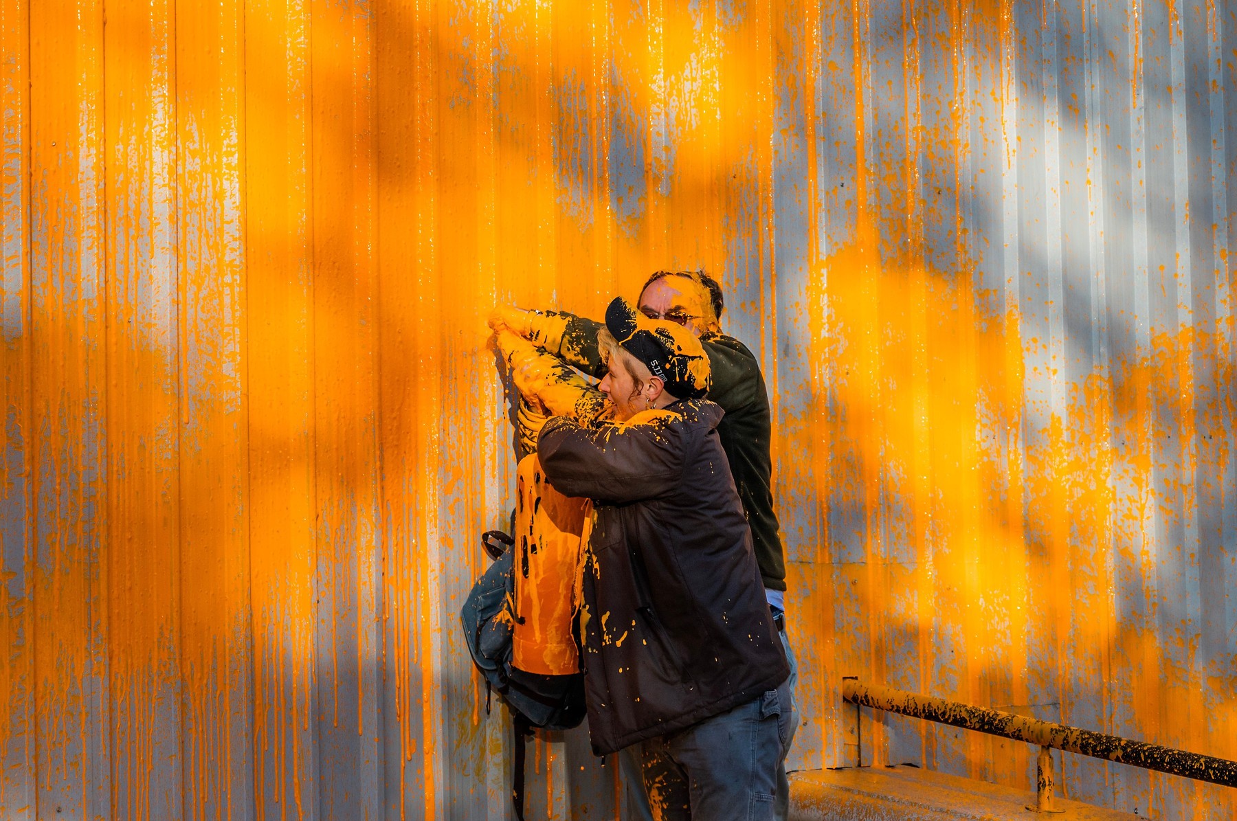 Podnebni aktivisti v Londonu