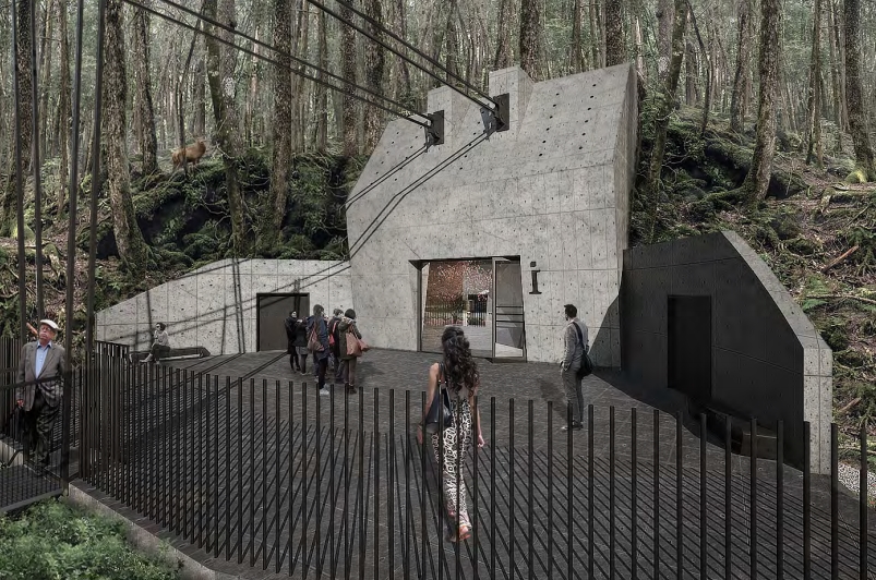 Vizualizacija visečega mostu v Celju