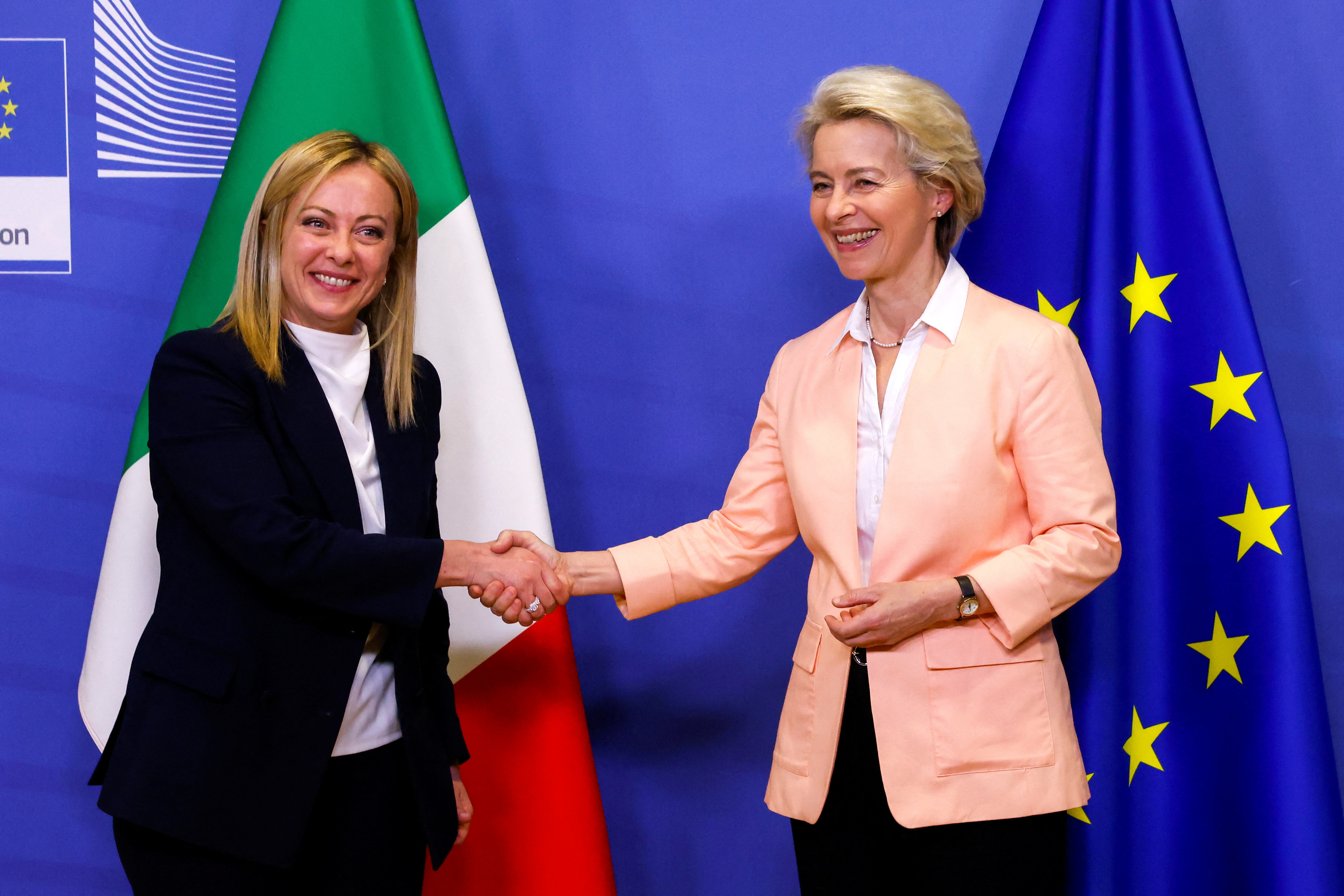 giorgia meloni, ursula von der leyen