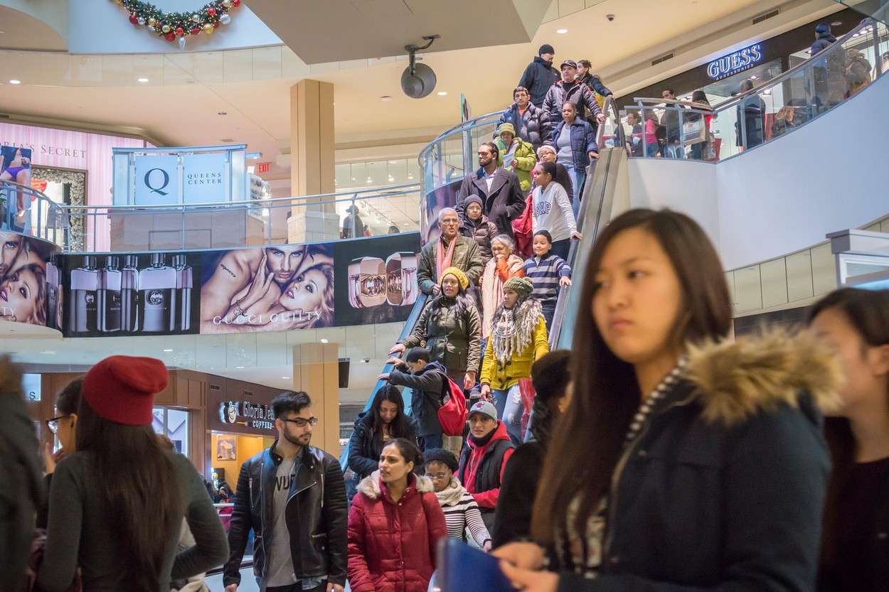 kupci, trgovski center