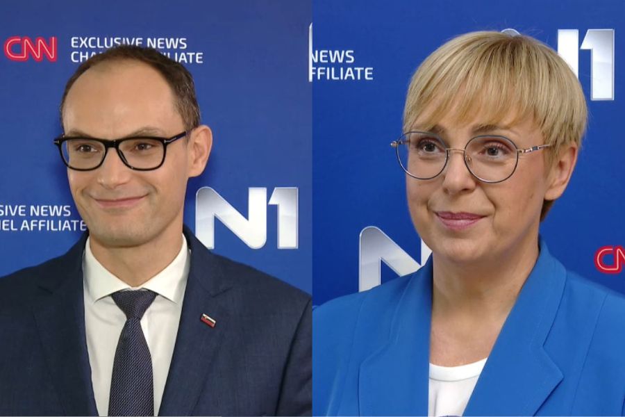 Nataša Pirc Musar in Anže Logar