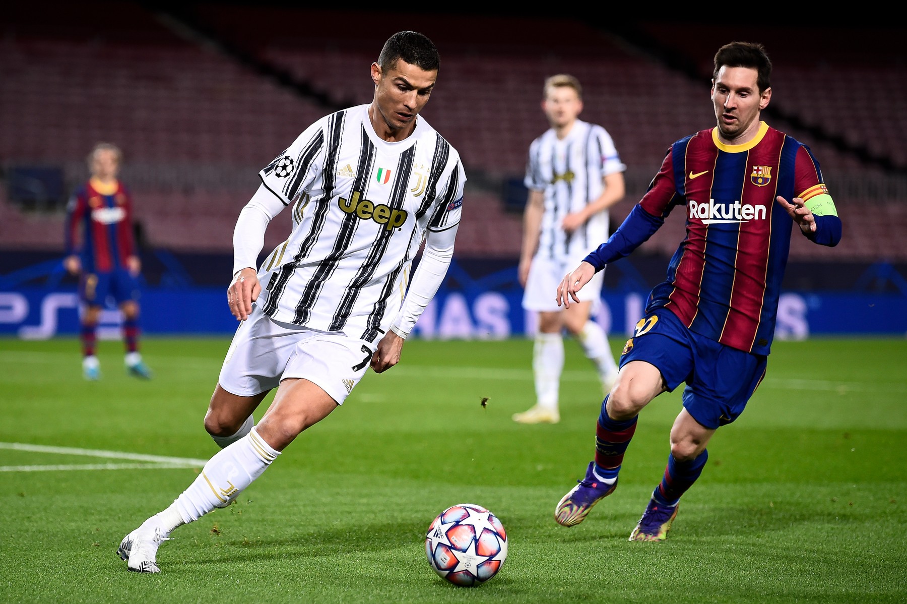 FC Barcelona in Juventus, ronaldo, messi