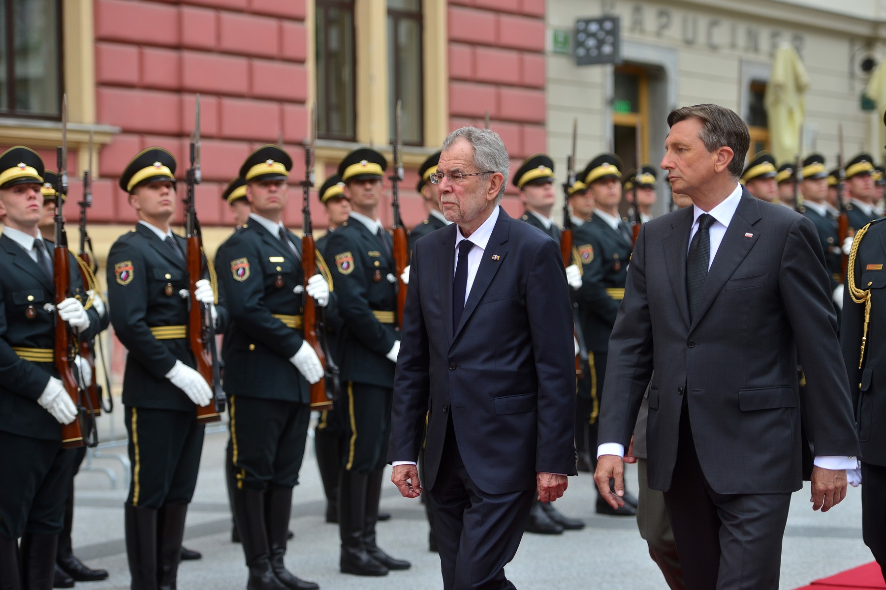 Alexander Van der Bellen, Borut Pahor