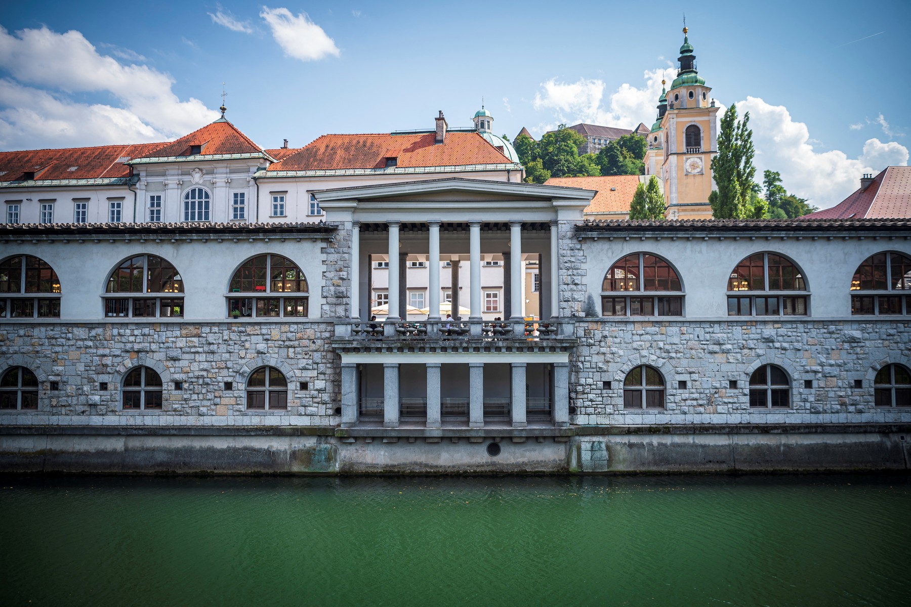 ljubljanska tržnica, arkade