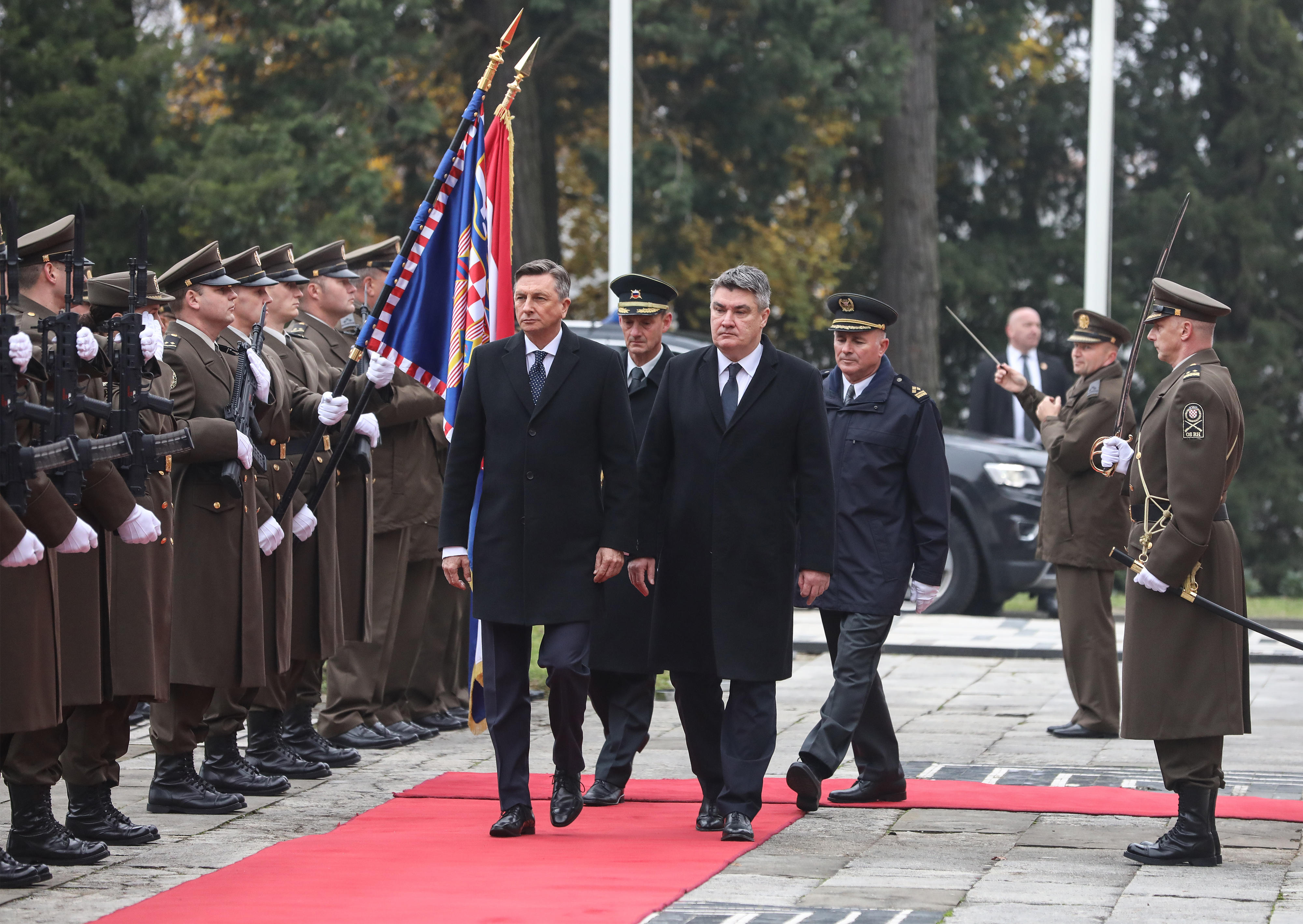 Borut Pahor, Zoran Milanovič, obisk