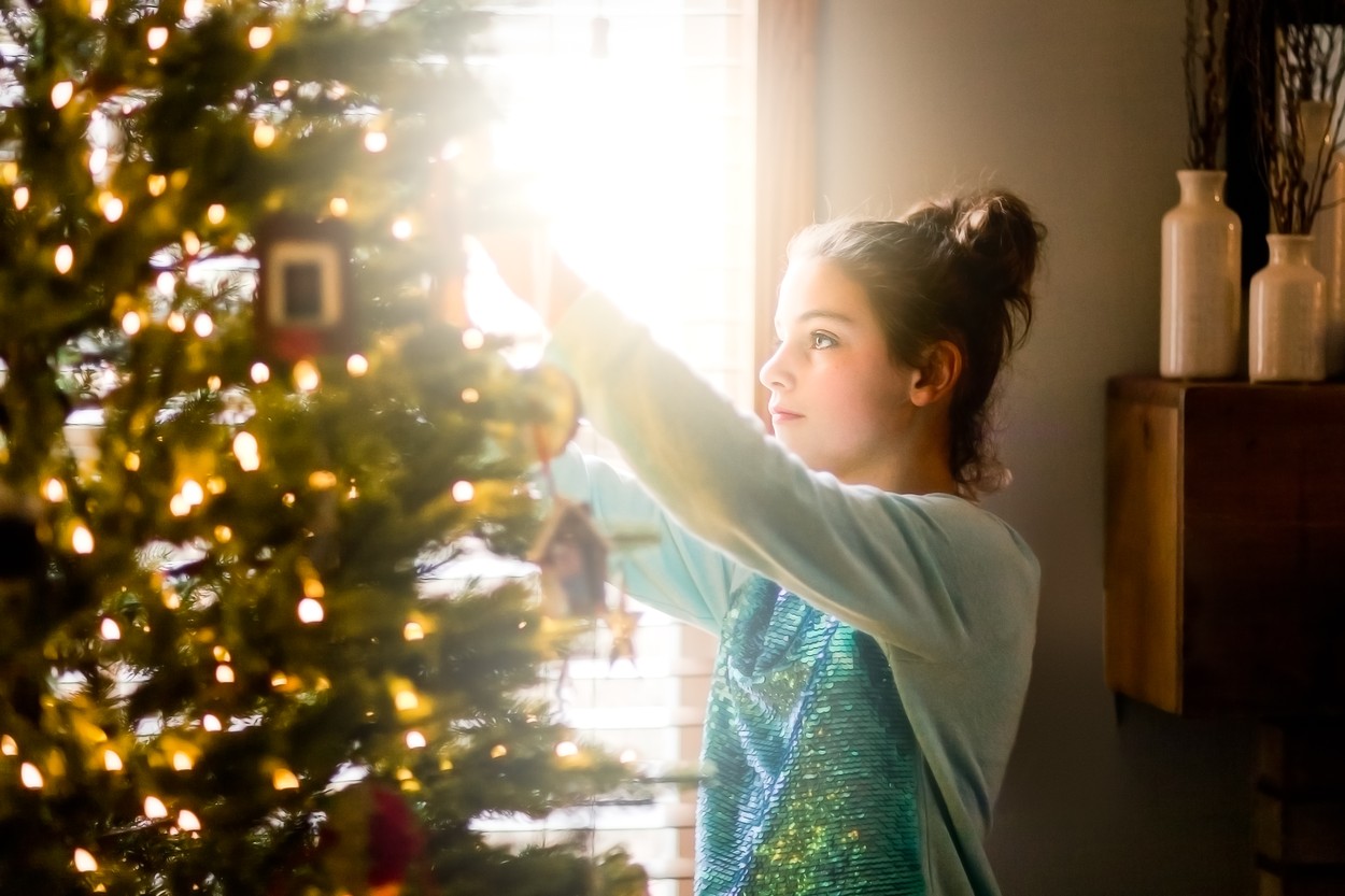 smrečica, okraski, božič