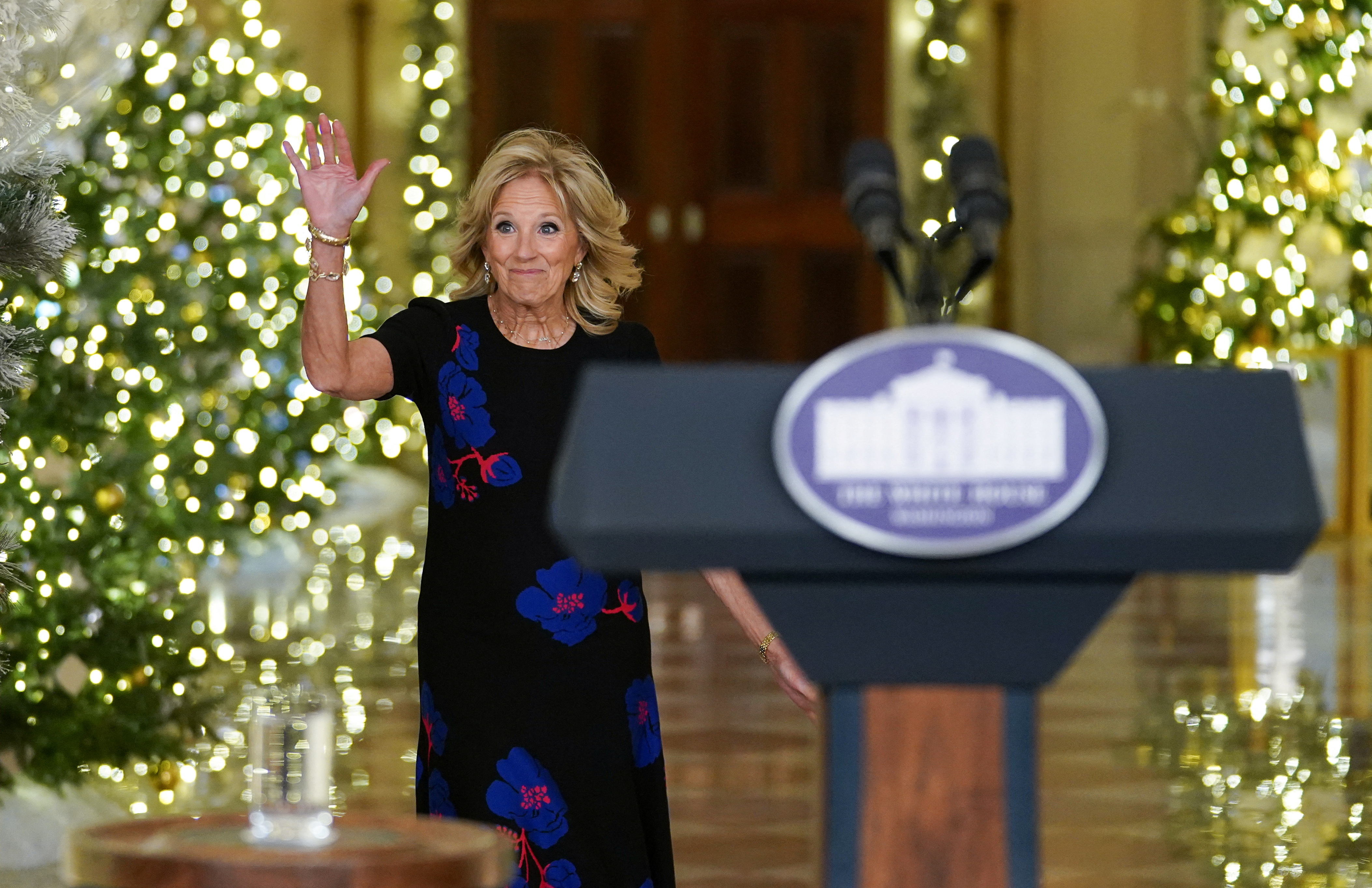 Božič, Bela hiša, okrasitev