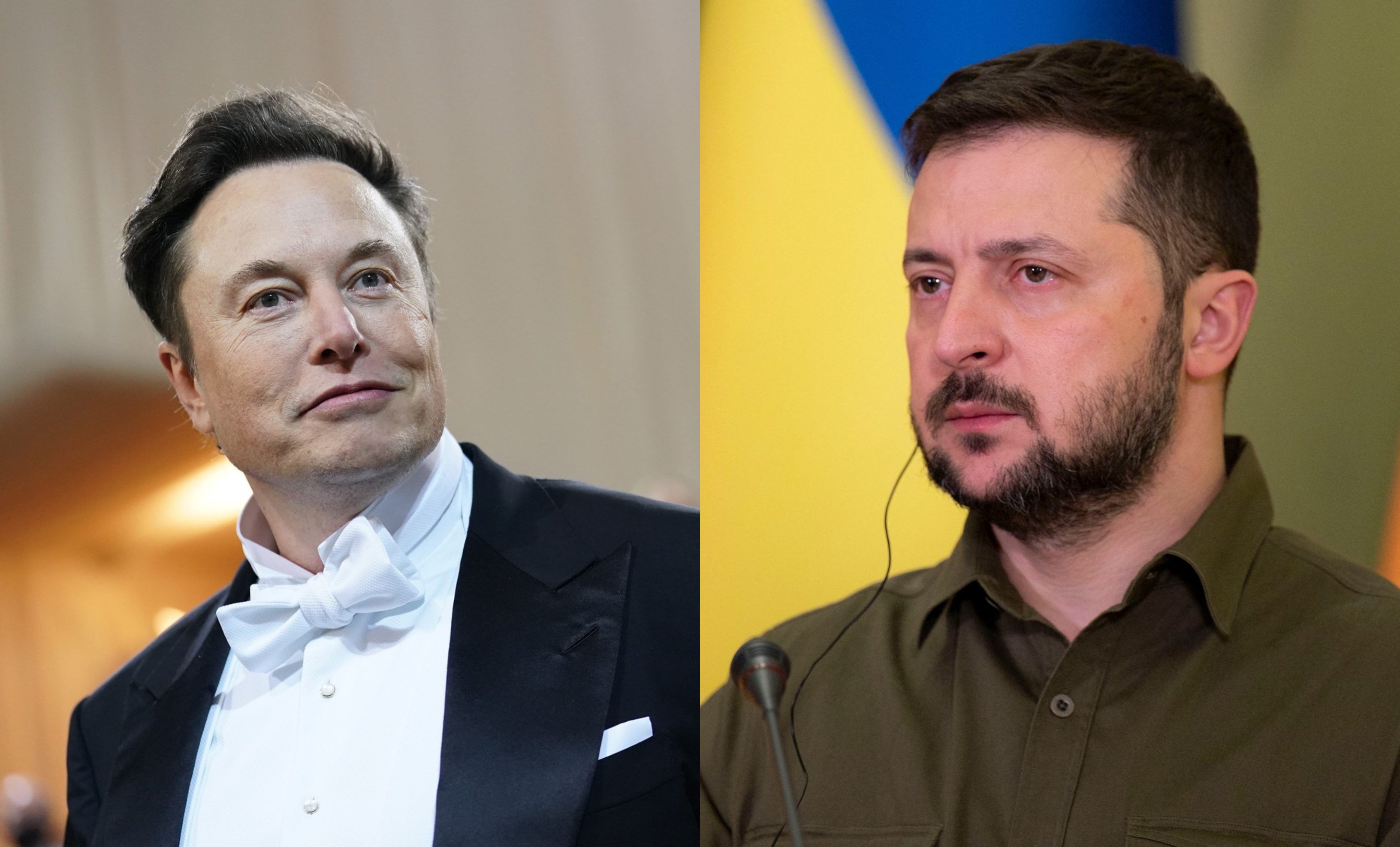 Elon Musk, Volodimir Zelenski