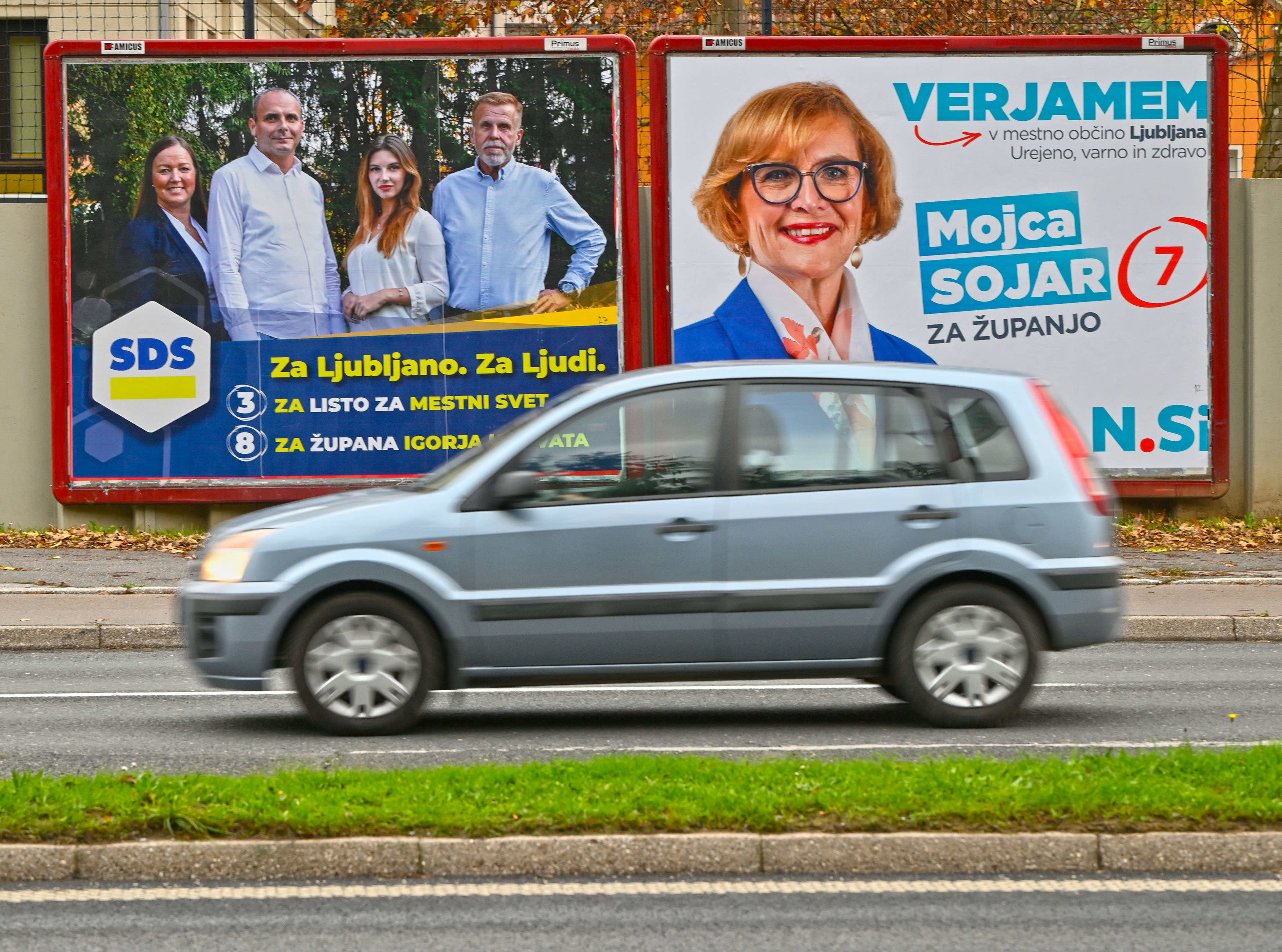 SDS, Nsi, Plakati predsednike in lokalne volitve plakatiranje