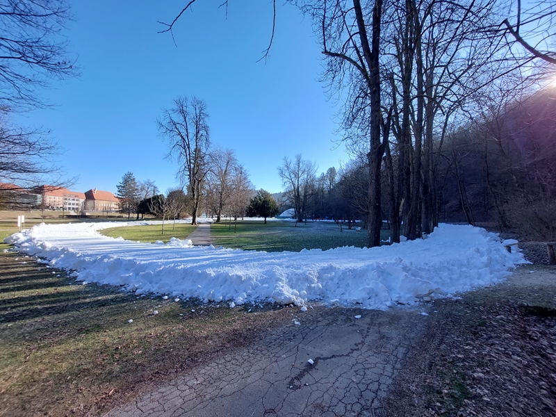 Proga za smučarski tek v mestnem parku Celje