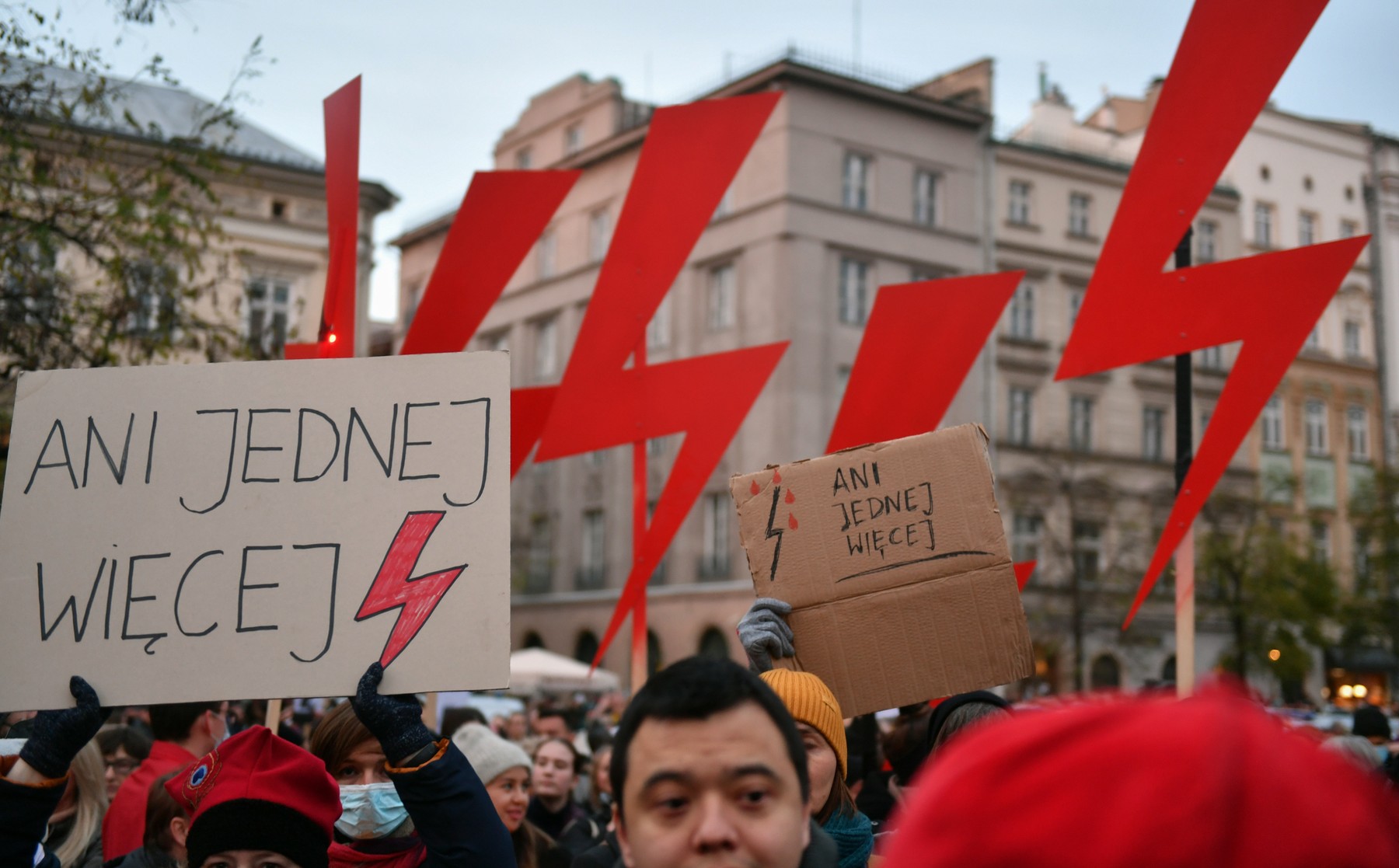 Poljska, protesti, splav
