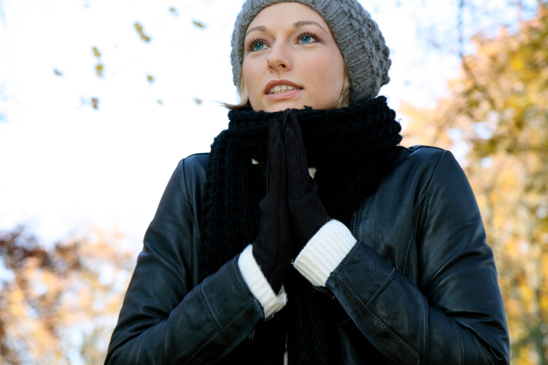 mrzlo vreme, hlad, ženska