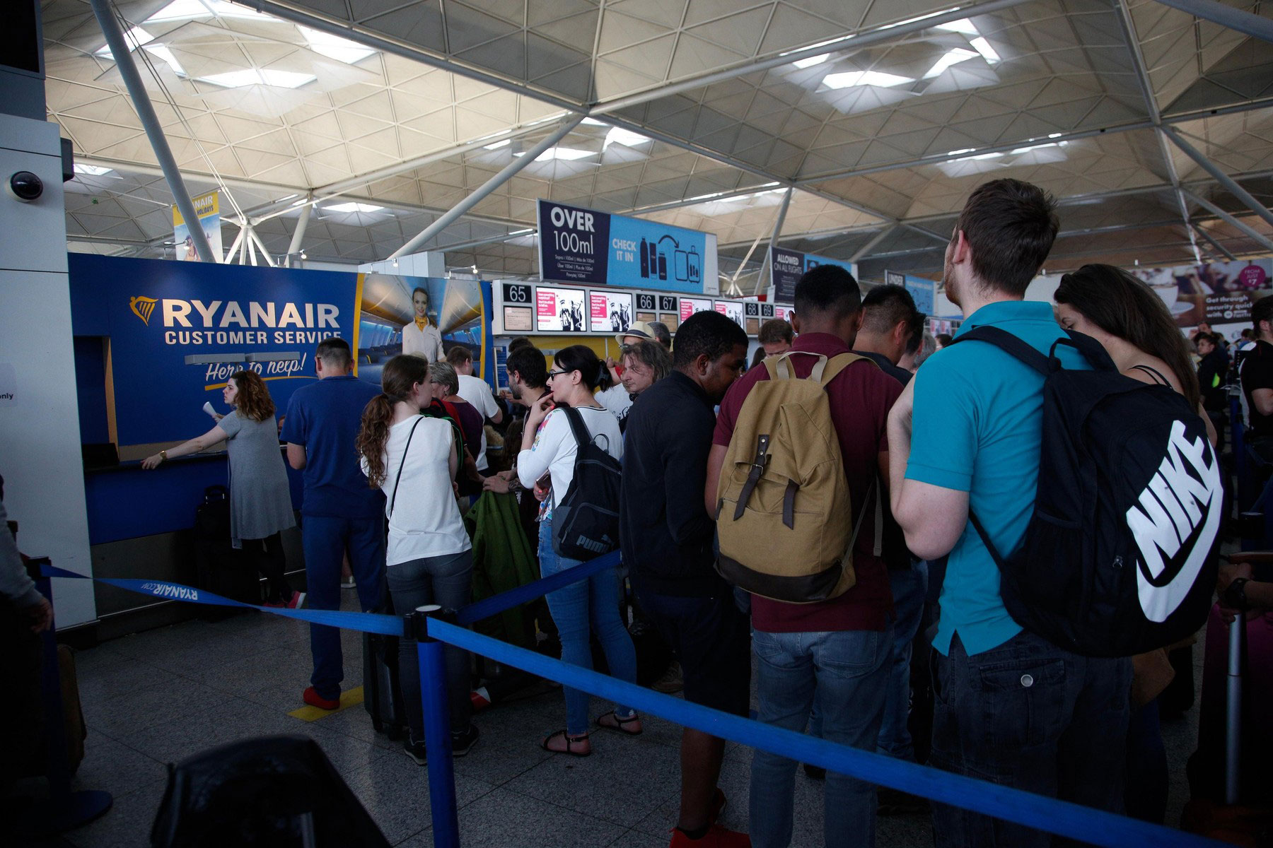 letalisce, vrsta, gneča