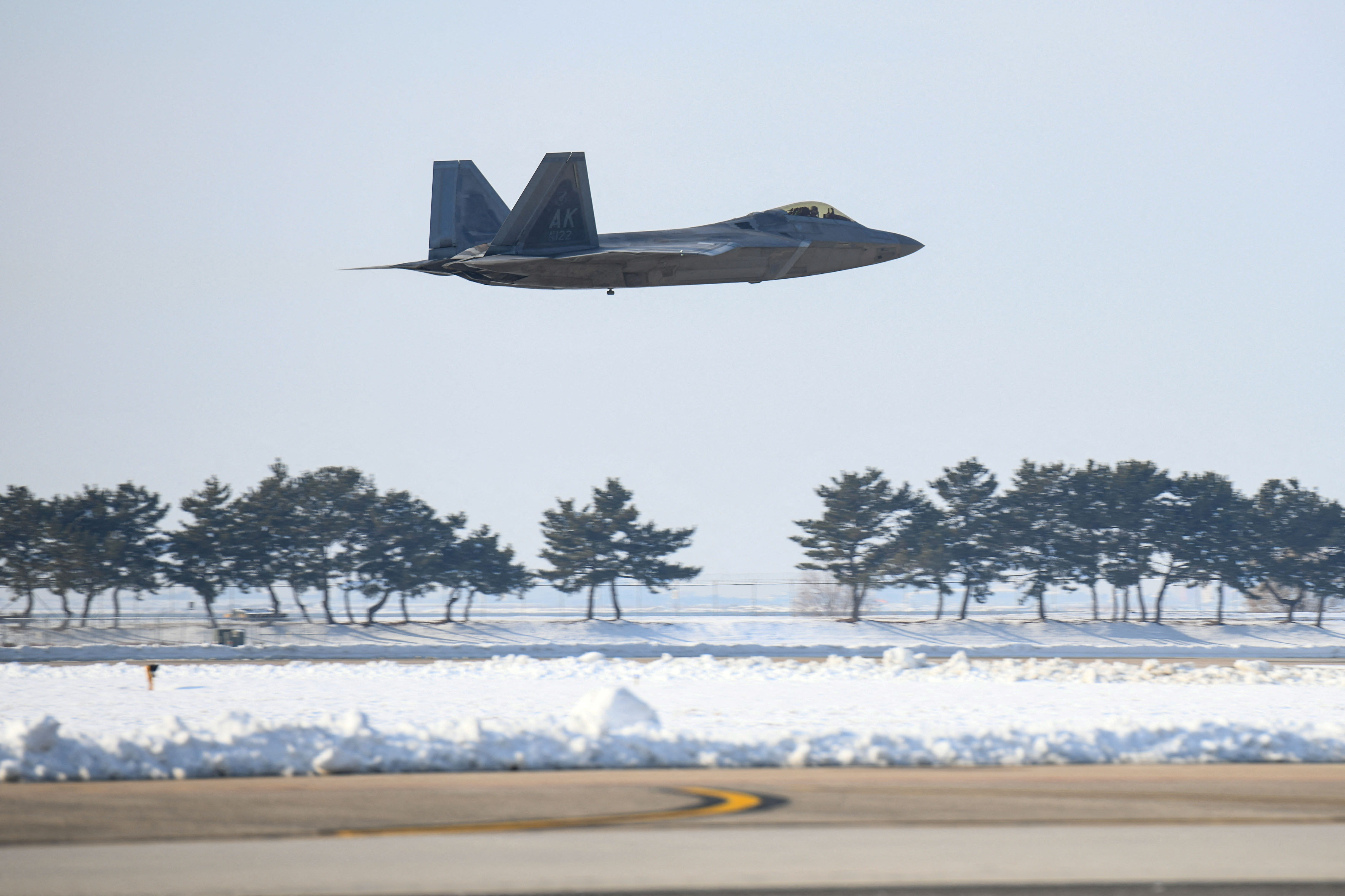 A joint air drill between U.S. and South Korea