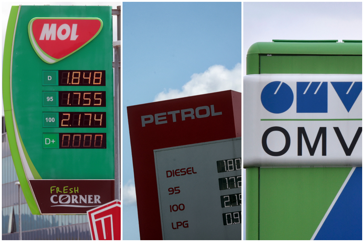 naftni trgovci,mol,petrol,omv,črpalke,bencin
