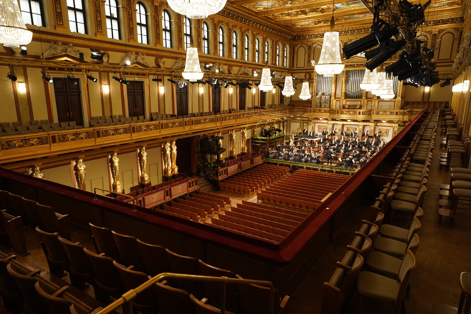 Zlata dvorana je bila leta 2021 zaradi pandemije prazna (PROFIMEDIA)