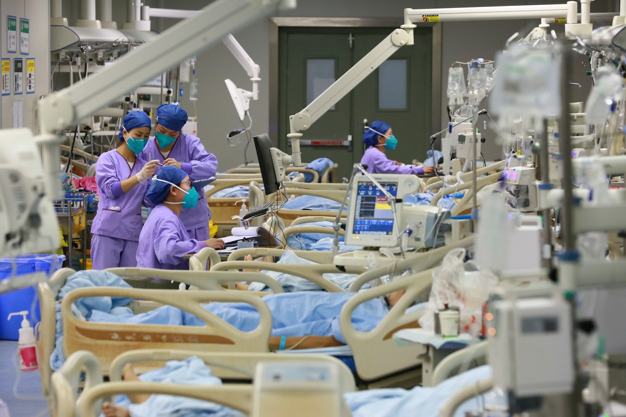 kitajska, covid, bolnišnica,