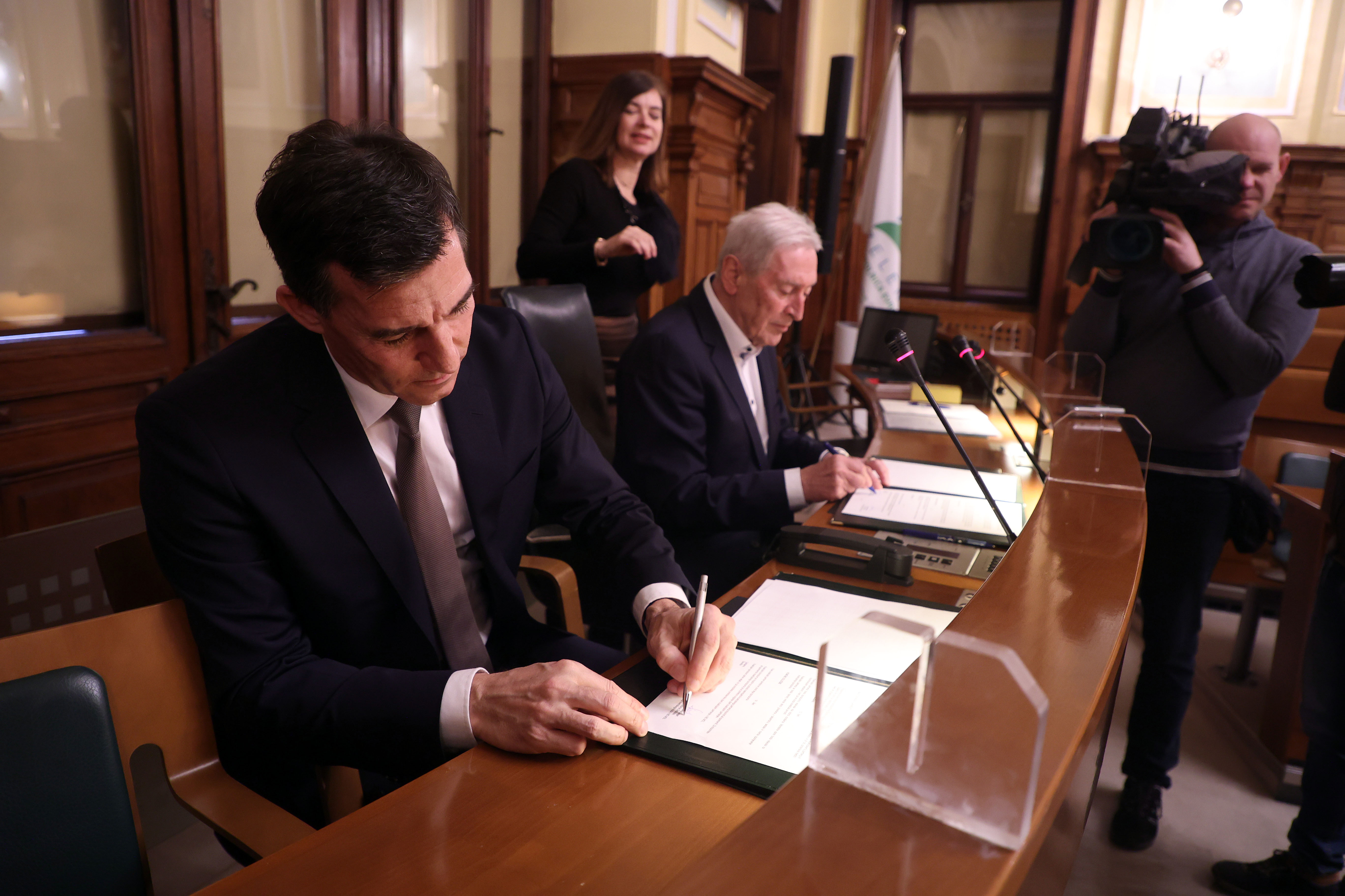 Zoran janković, koalicijski sporazum, podpis