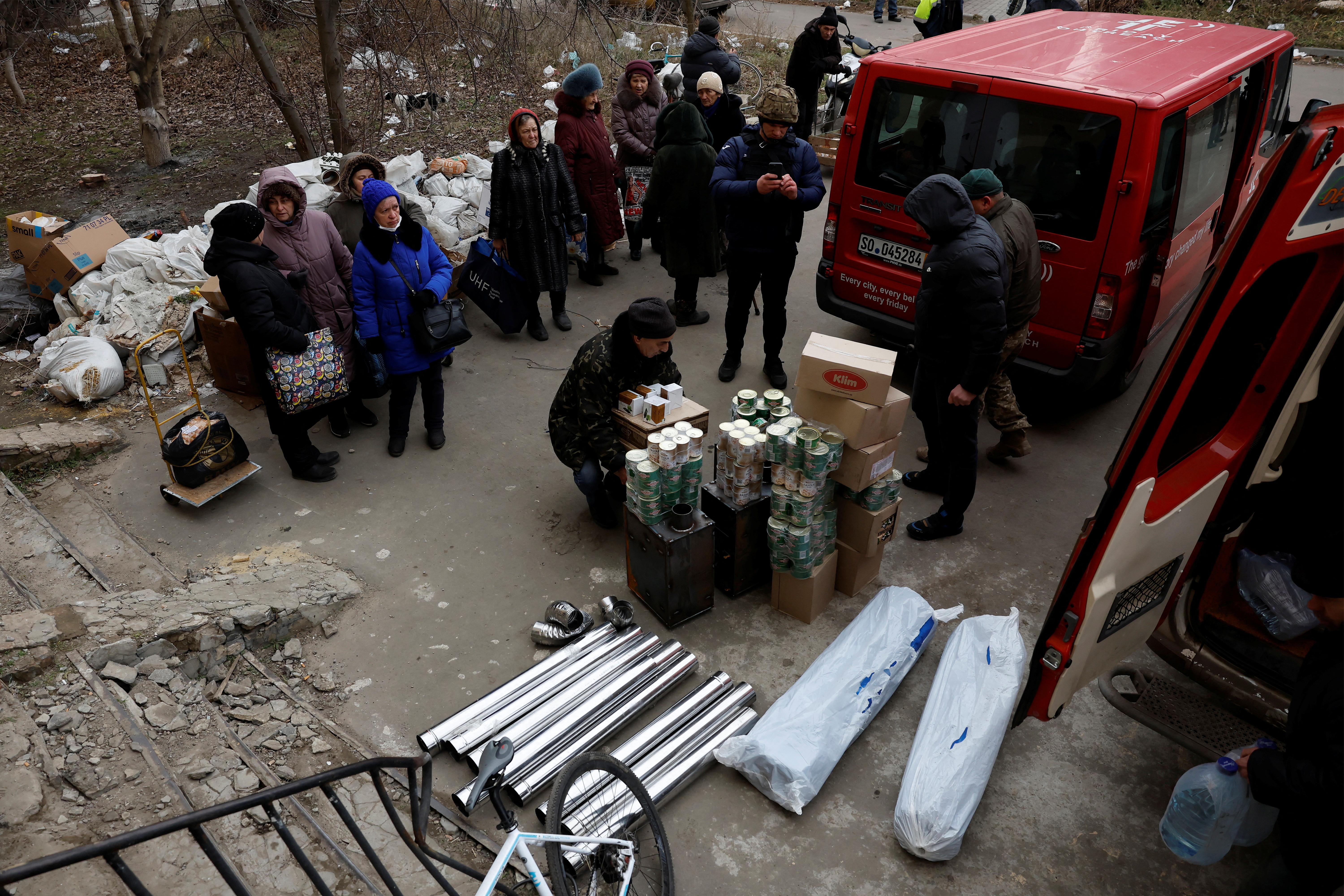 Ukrajina, pomoč. Bakmut, vojna